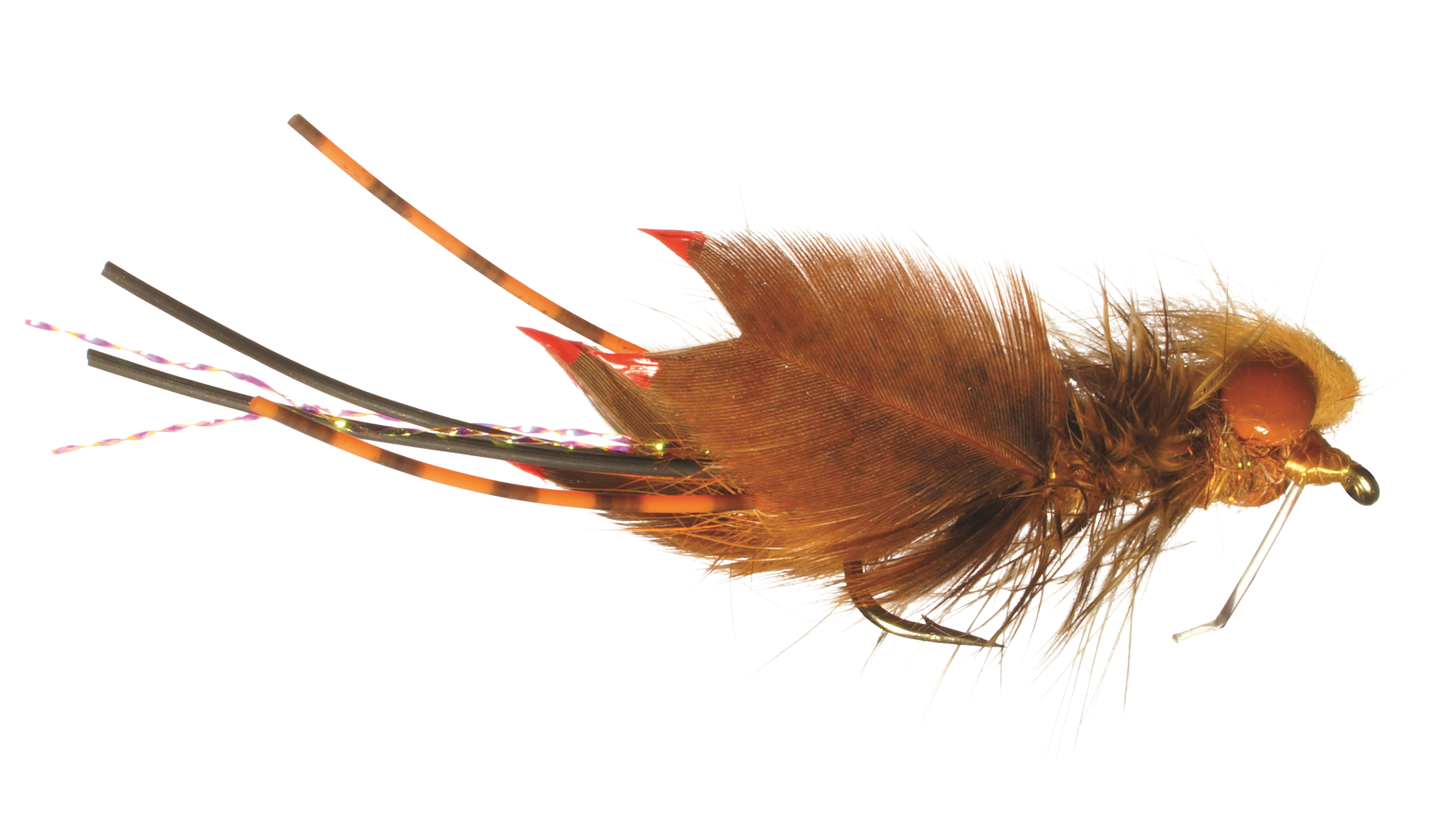 Rainy s Whitlock s NearNuff Crayfish Fly - 4 - Golden Brown