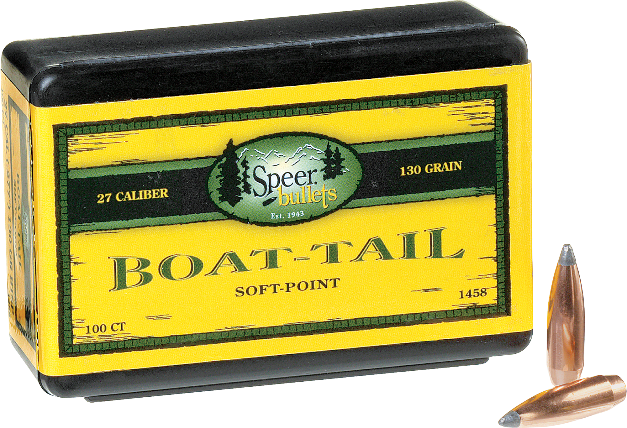 Speer Boat-Tail Rifle Bullets - .30 Caliber - 165 Grain
