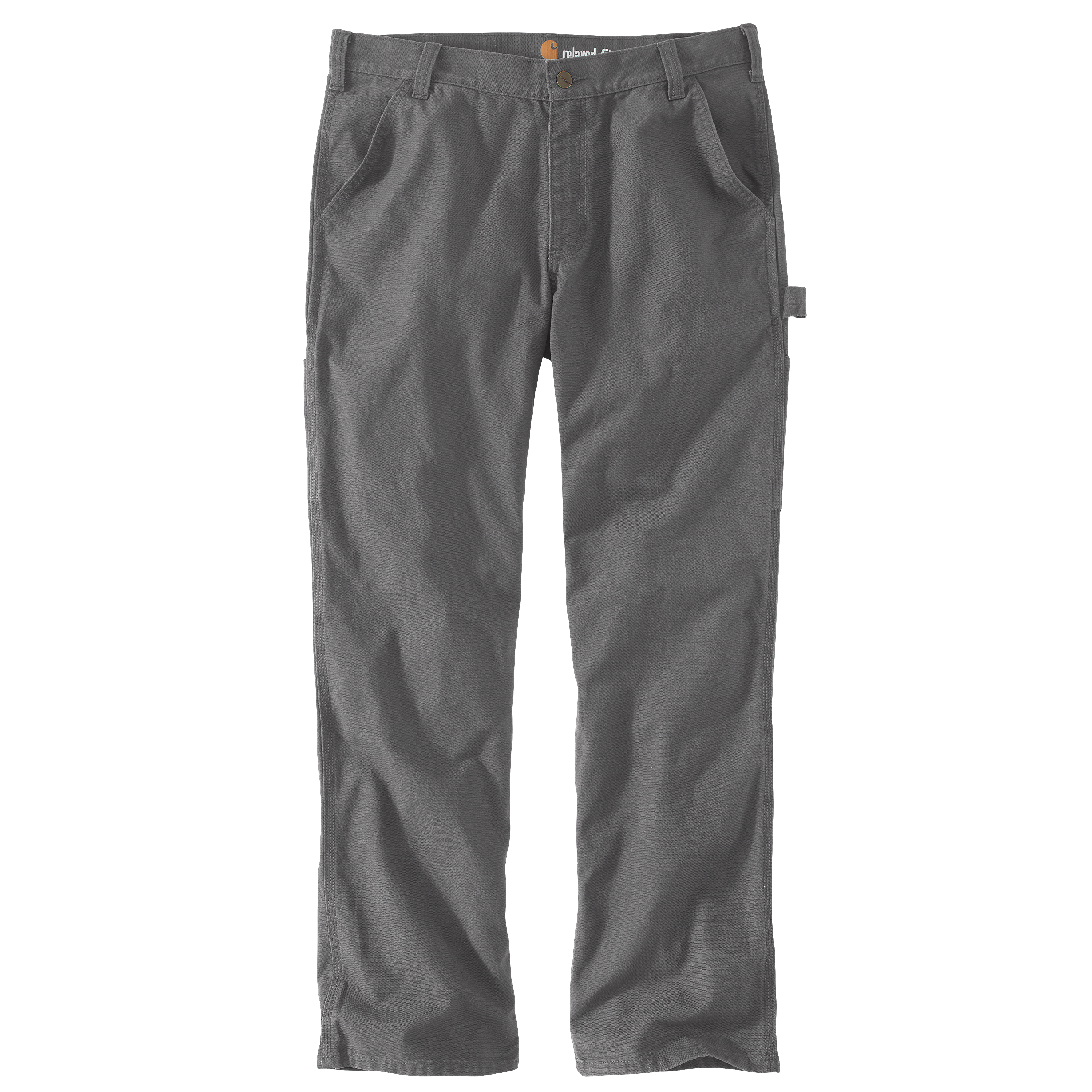 Carhartt Rugged Flex Relaxed-Fit Duck Utility Work Pants for Men - Gravel - 34x32