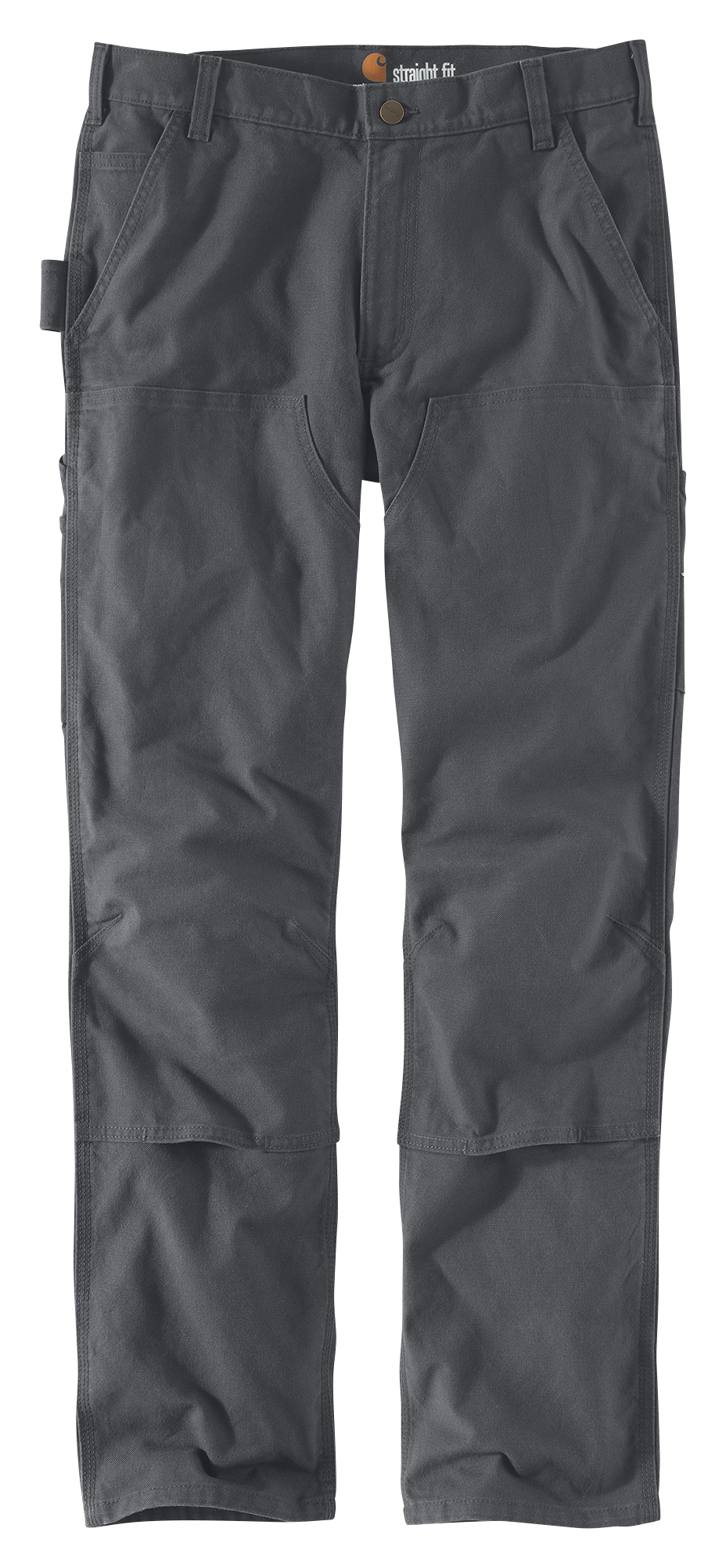 Carhartt Relaxed Straight Rugged Flex Duck Double-Front Dungarees for Men - Shadow