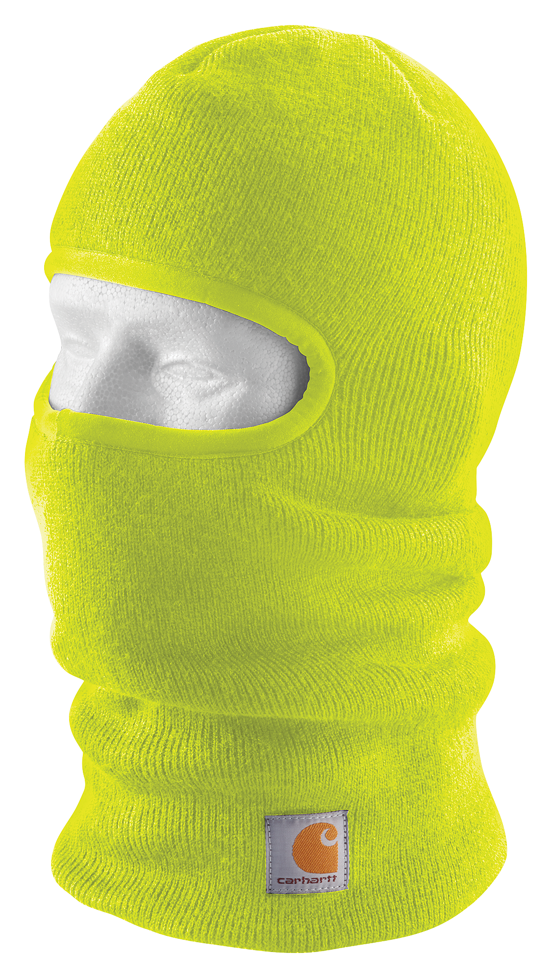 Carhartt Knit Insulated Face Mask for Men - Brite Lime - 100784503-2888523 - Hats Hard working conditions demand hardworking work cl sku 100784503-2888523
