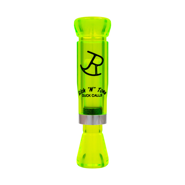 Rich-N-Tone Rockin  R Duck Call - Fluorescent Green