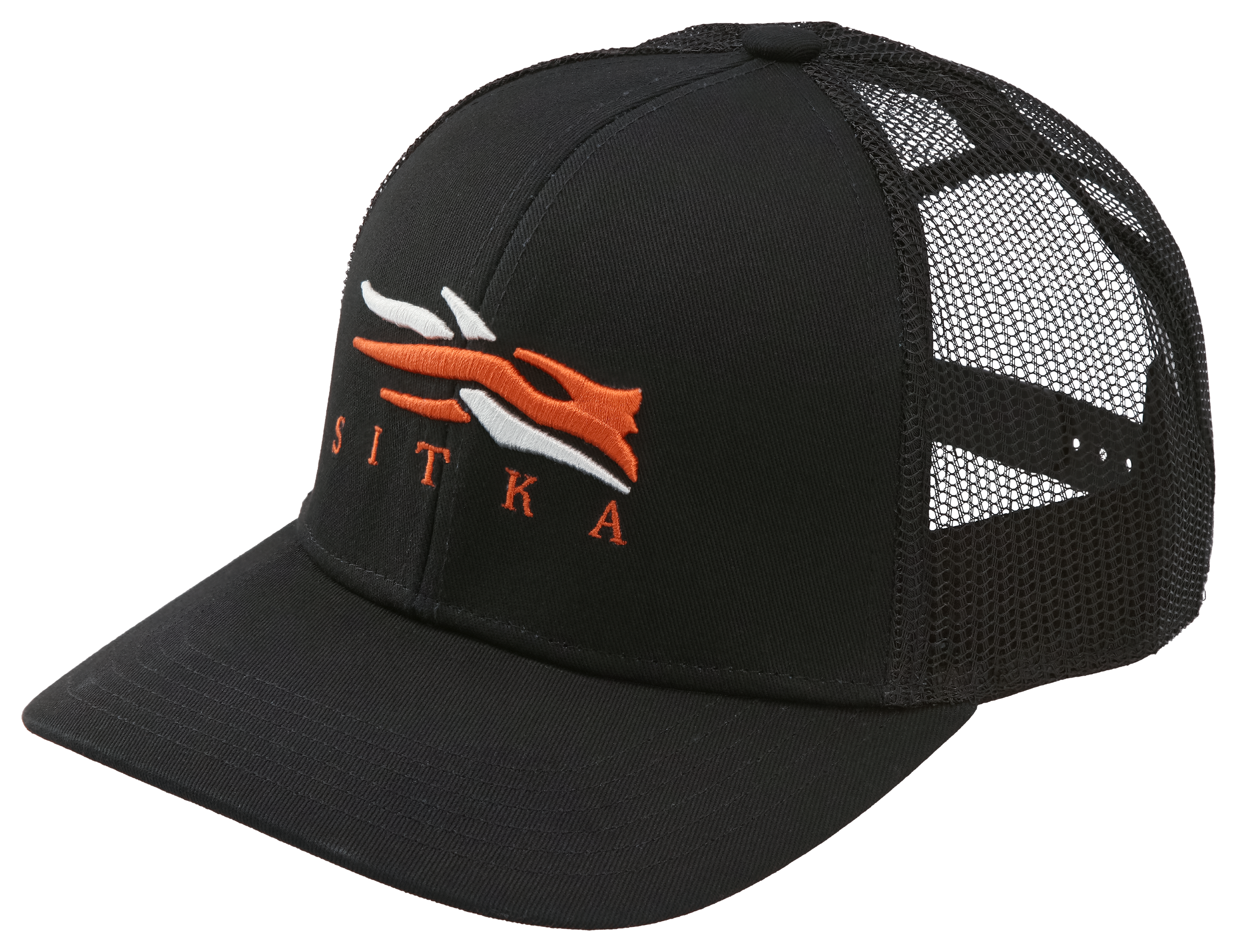 Sitka Icon Mid-Pro 6-Panel Trucker Cap - Black