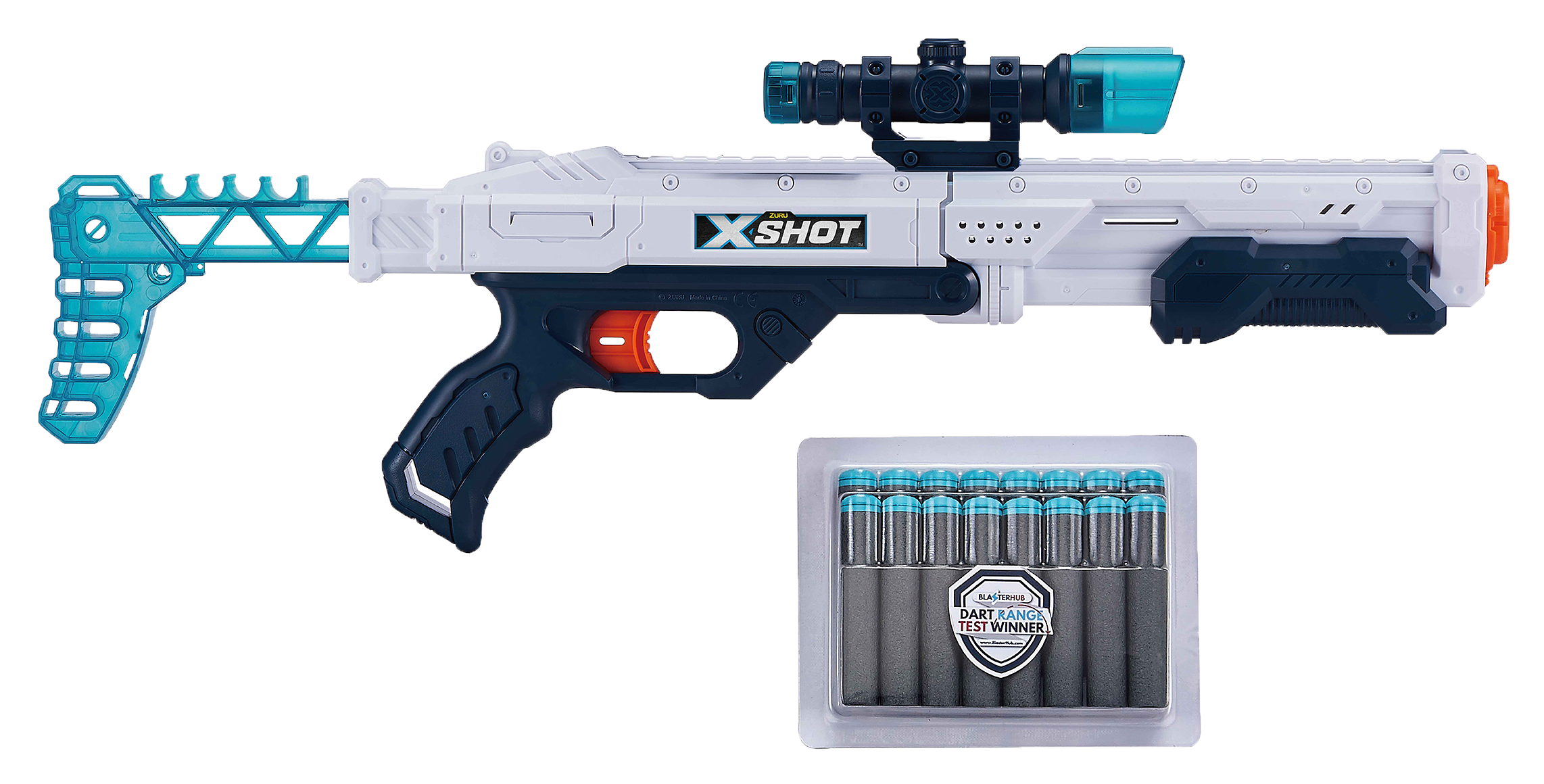 Zuru X-Shot Blaster Hawk Foam Dart Gun for Kids |