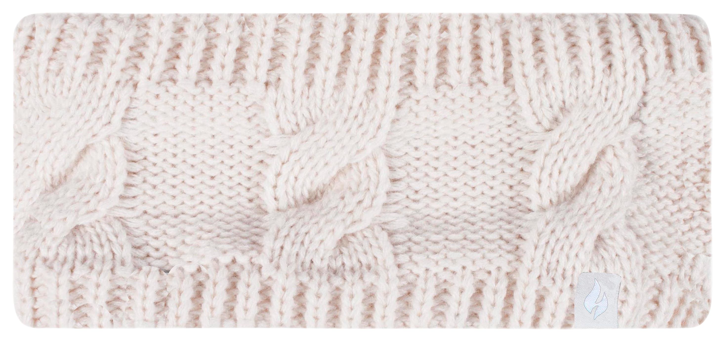 Image of Heat Holders Alta Cable-Knit Headband for Ladies - Cream