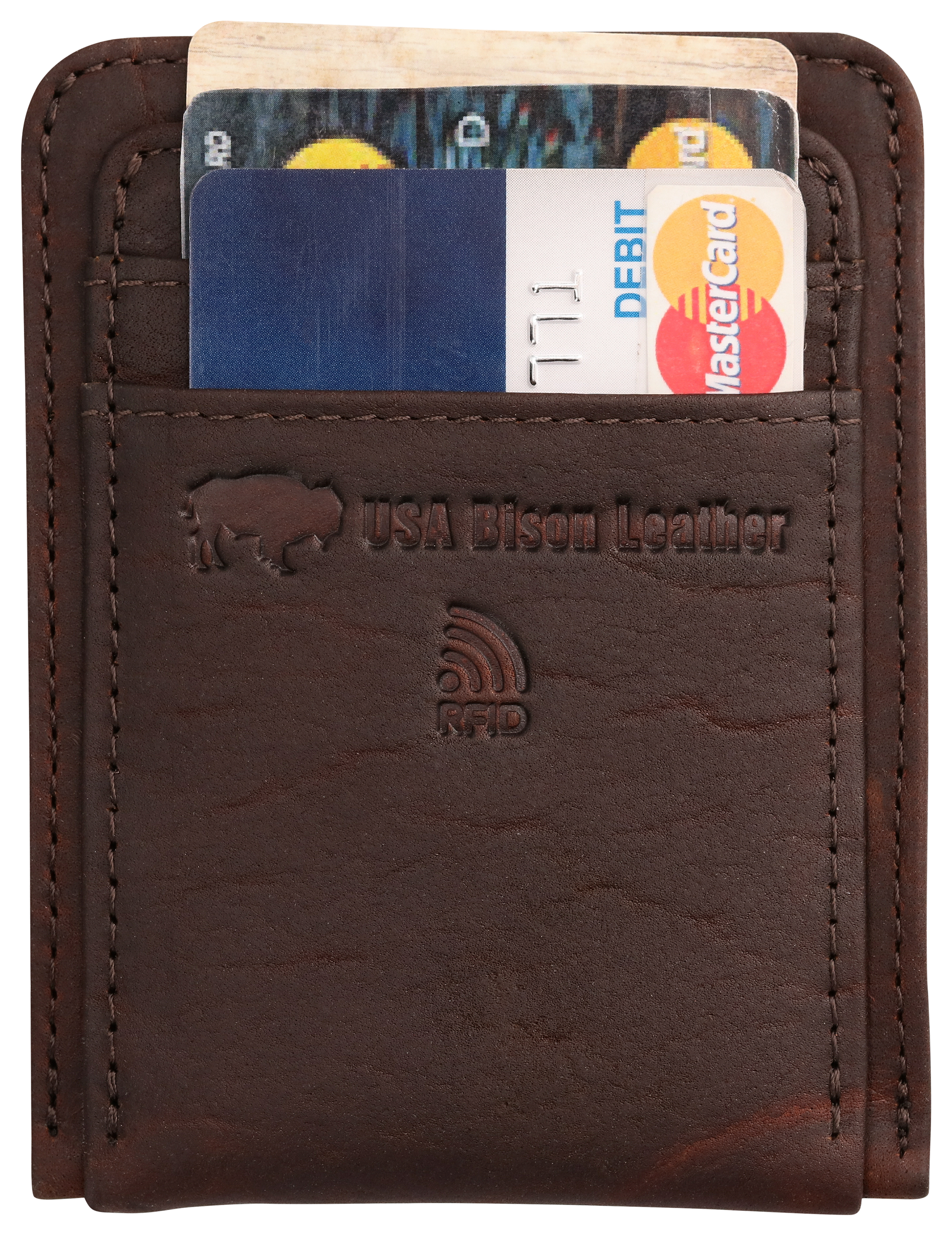 Browning Western Brass Buck Bifold Wallet