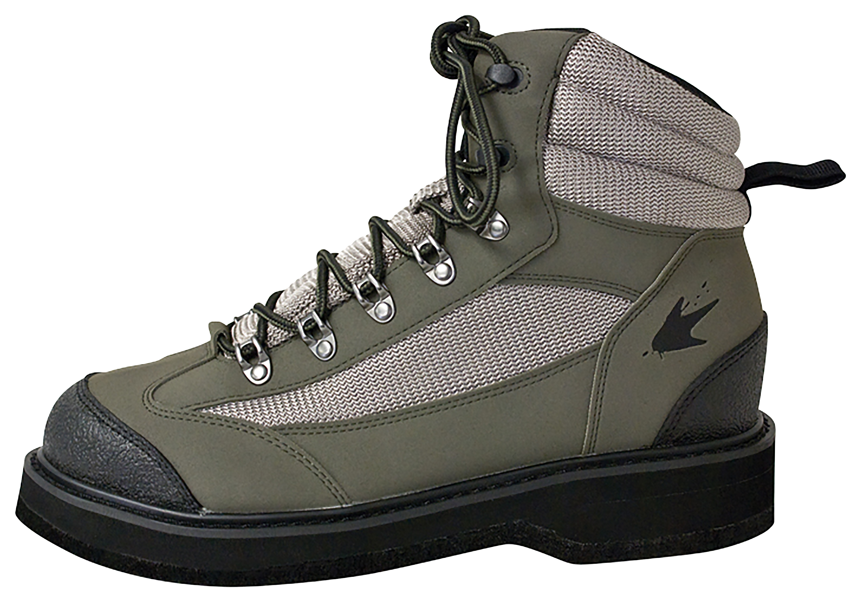 Image of frogg toggs Hellbender Cleated Rubber-Sole Wading Boots for Men - Green/Silver/Black - 14M