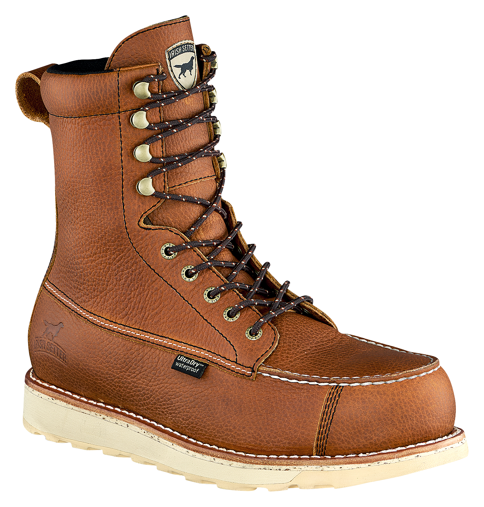 Irish Setter Wingshooter ST Waterproof Composite Toe Work Boots for Men - Amber - 14M