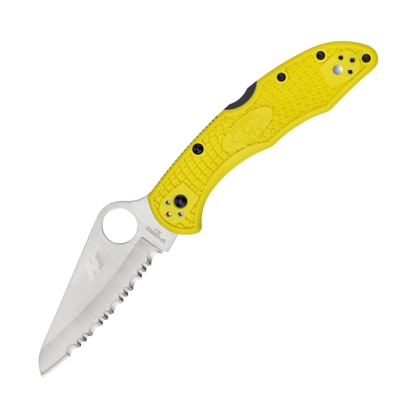 Spyderco Salt 2 FRN Yellow Folding Knife
