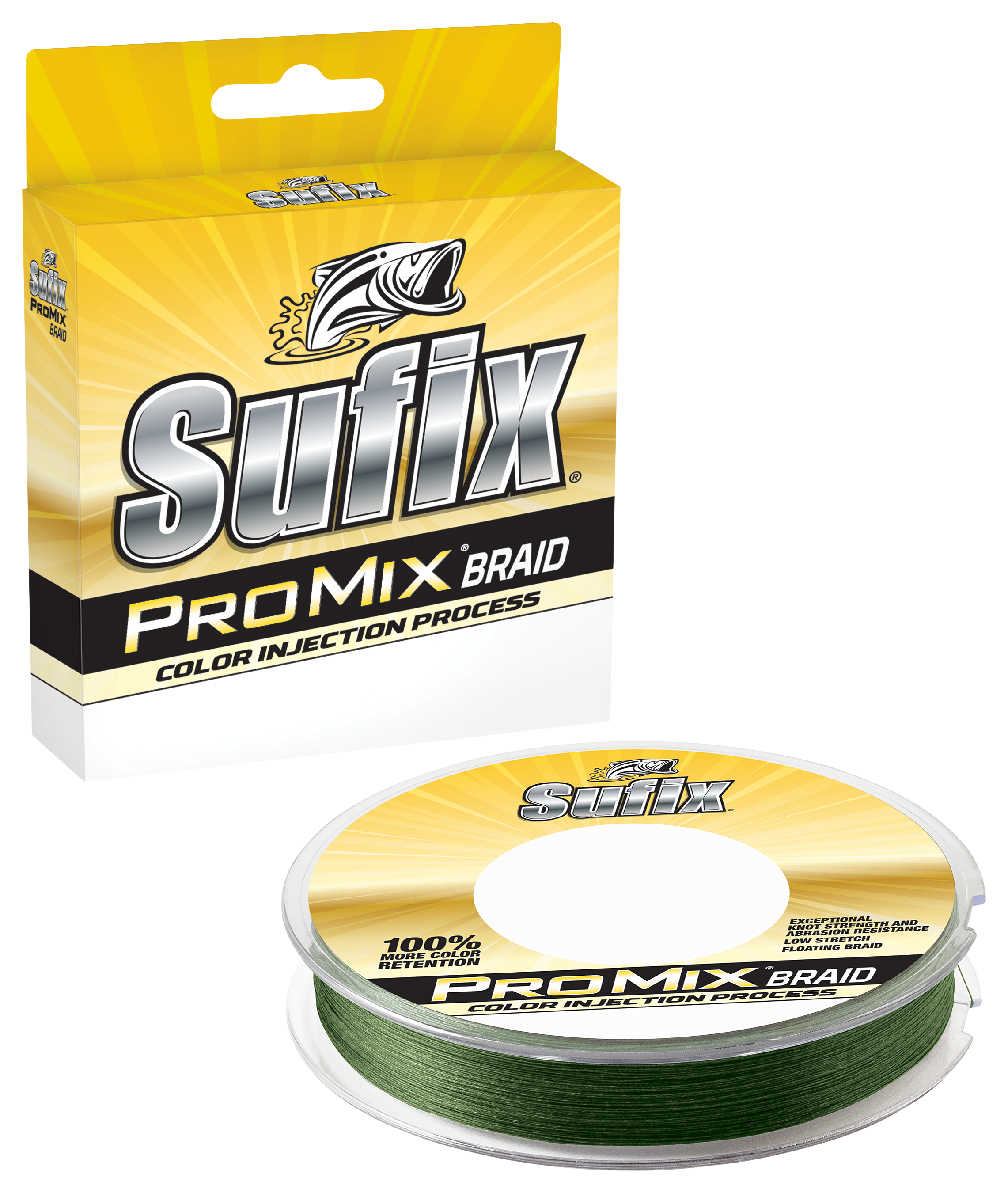 Sufix ProMix Braid Green Fishing Line 1200 yd 50 lb