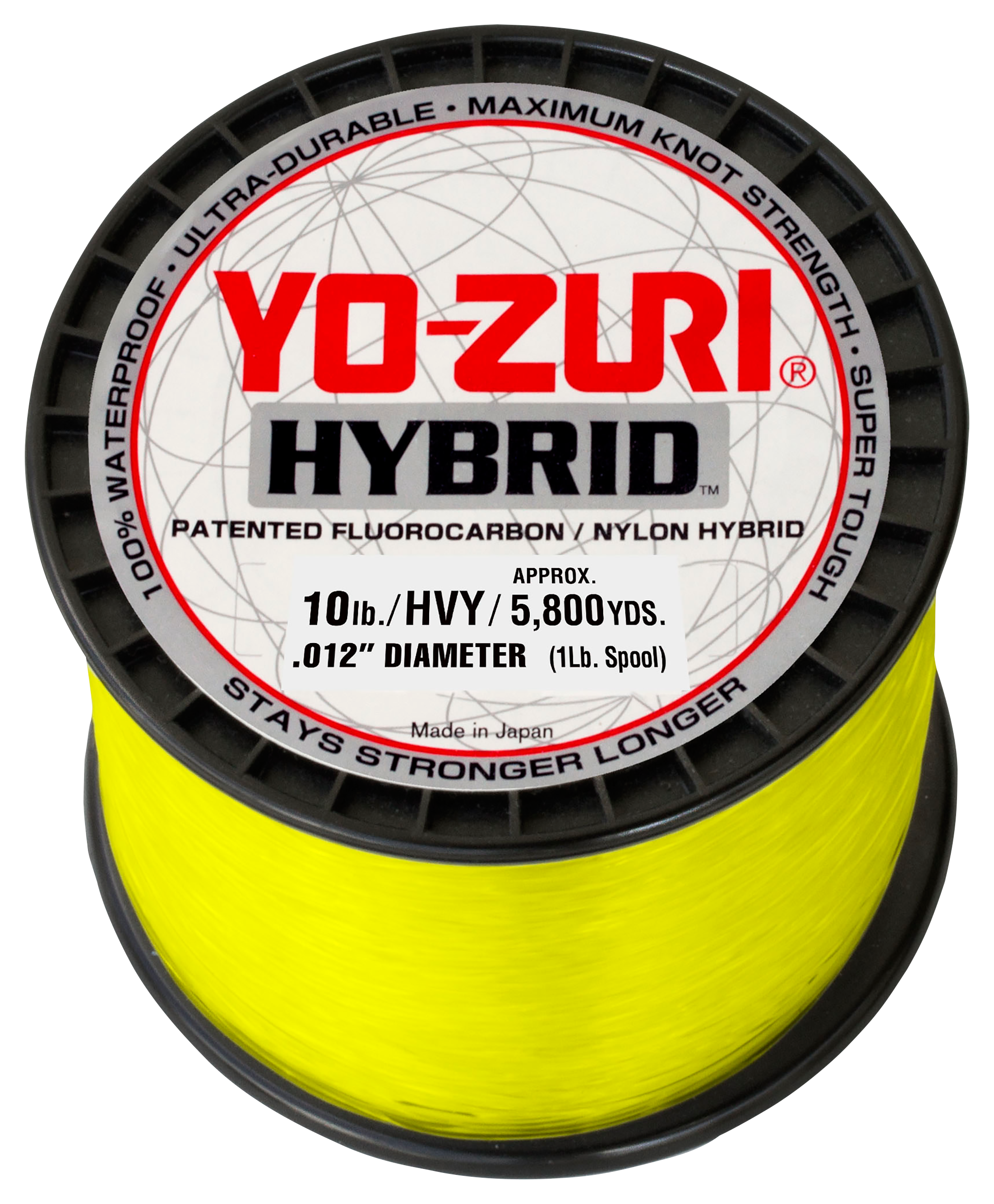 Yo-Zuri Hybrid Hi-Vis Yellow 1 Pound Spool