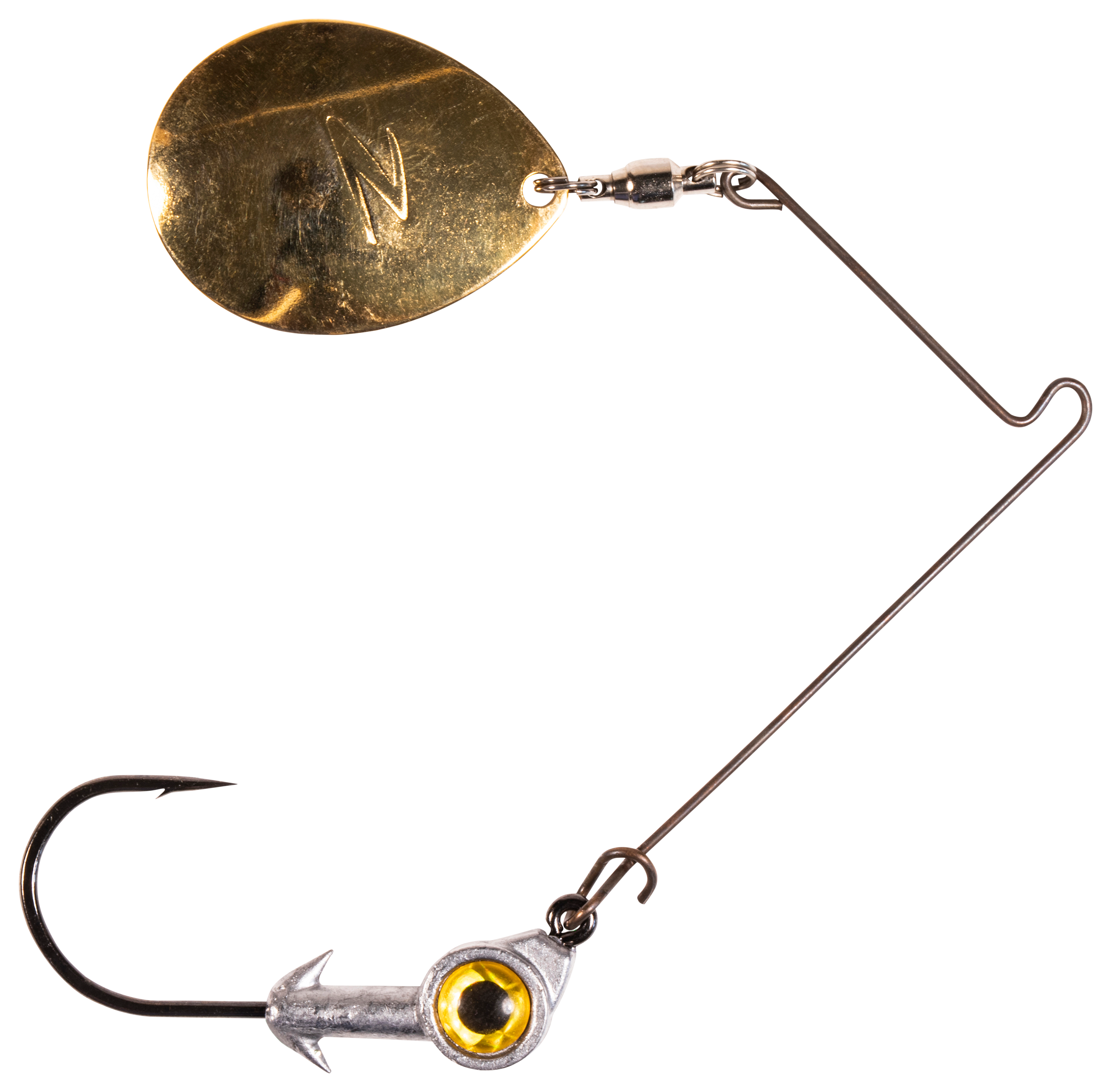 Z-Man Bullzeye Spinnerbait, Gold