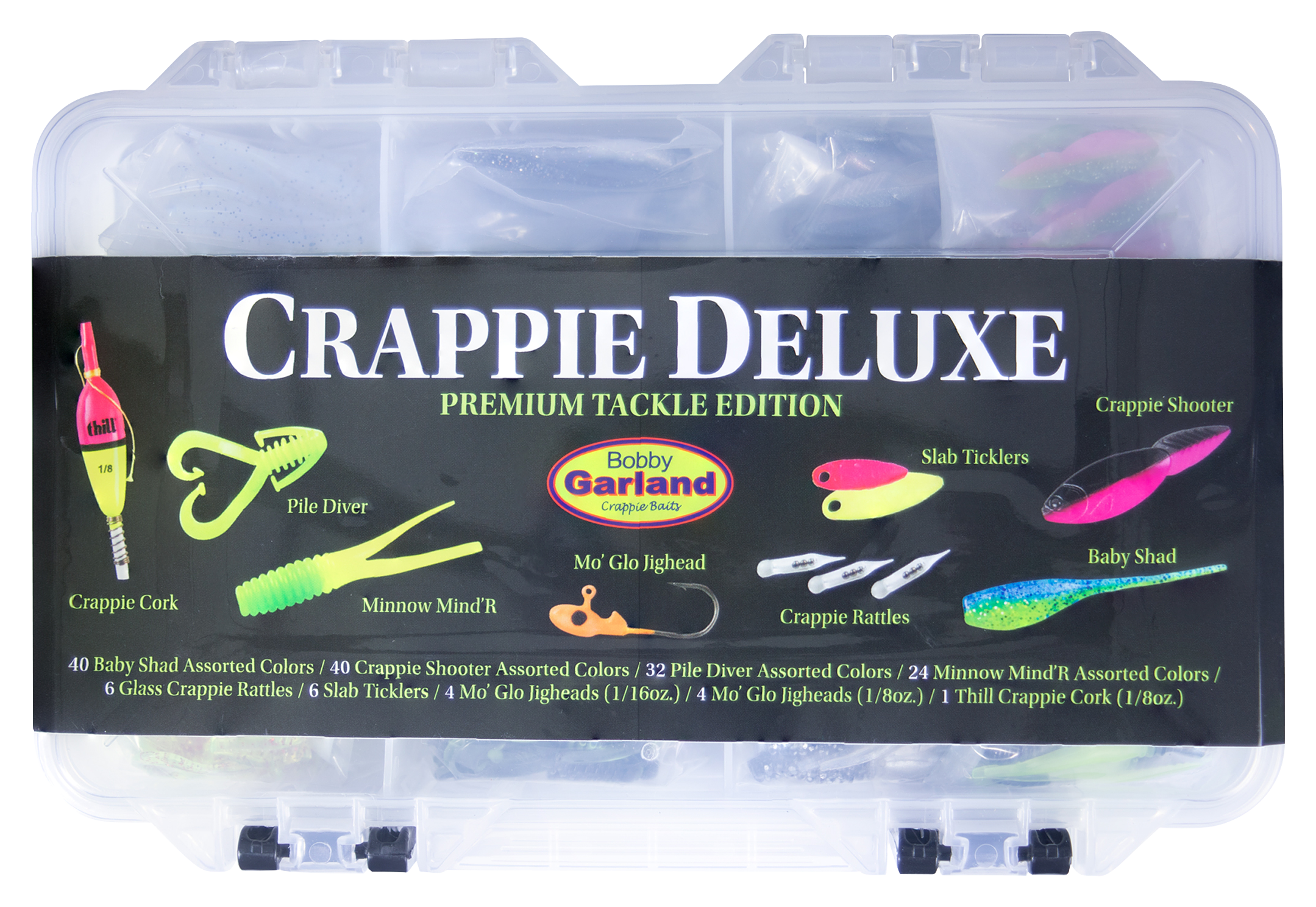 Bobby Garland Crappie Glass Rattles Clear • Price »