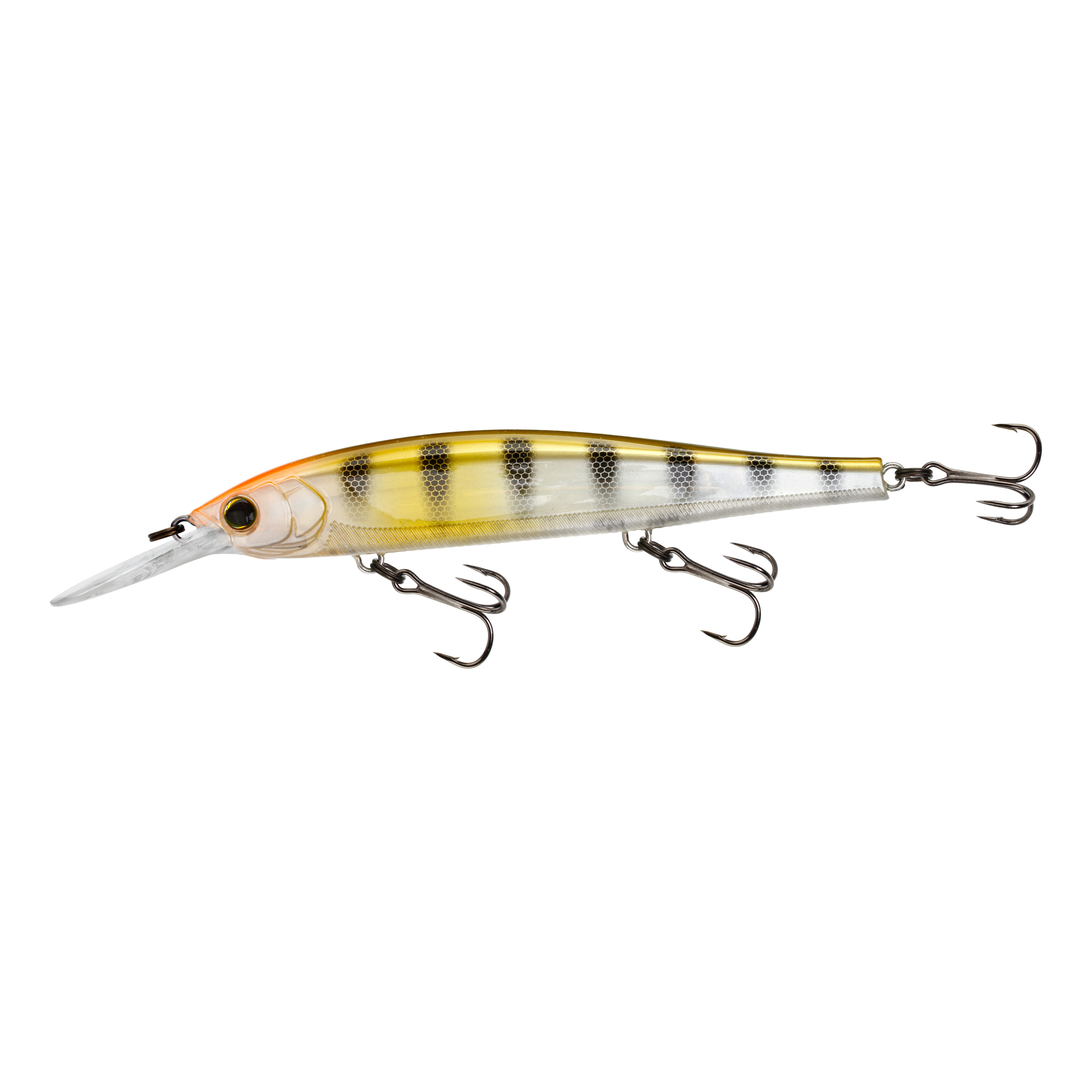 Image of "Yo-Zuri 3DB Jerkbait Deep 110 Lure - 4-3/8"" - Ghost Perch"