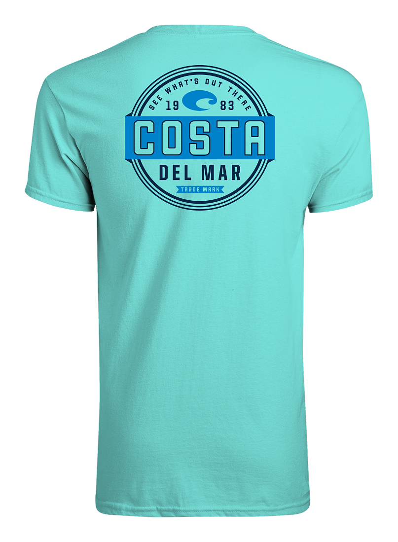 Costa Del Mar Men's Prado T-Shirt Caribbean Large