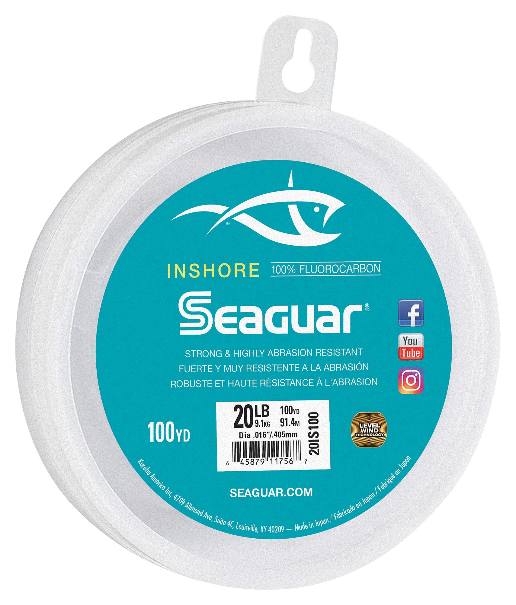 Seaguar Inshore Fluorocarbon 20 lb