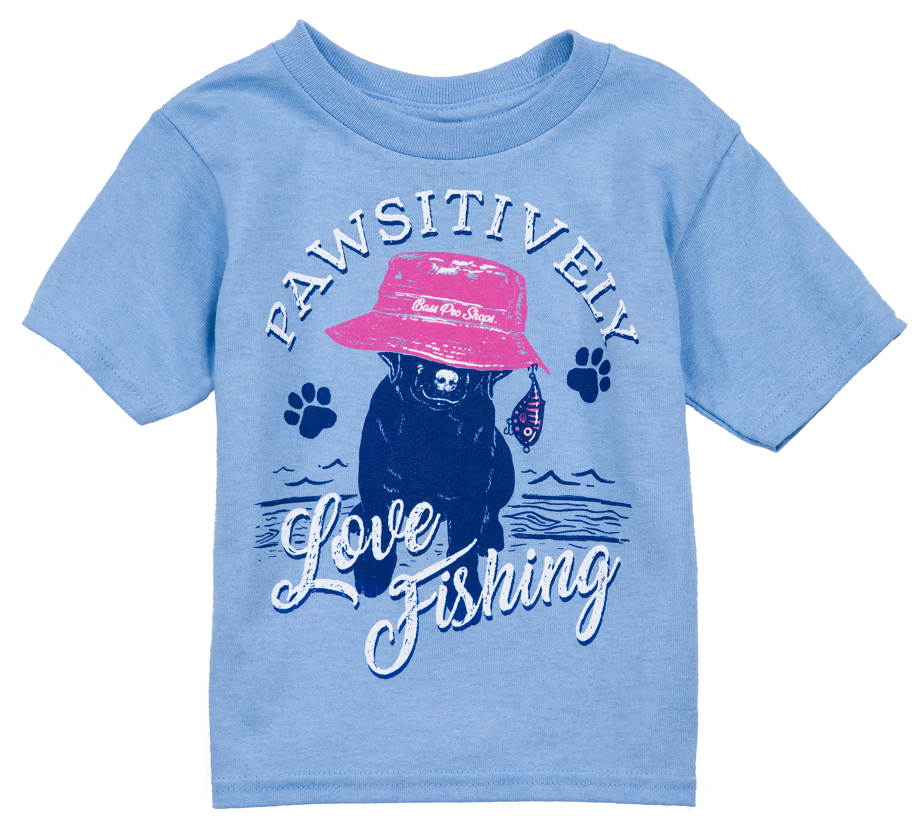 Bass Pro Shops Pawsitively Love Fishing Short-Sleeve T-Shirt for Toddler  Girls