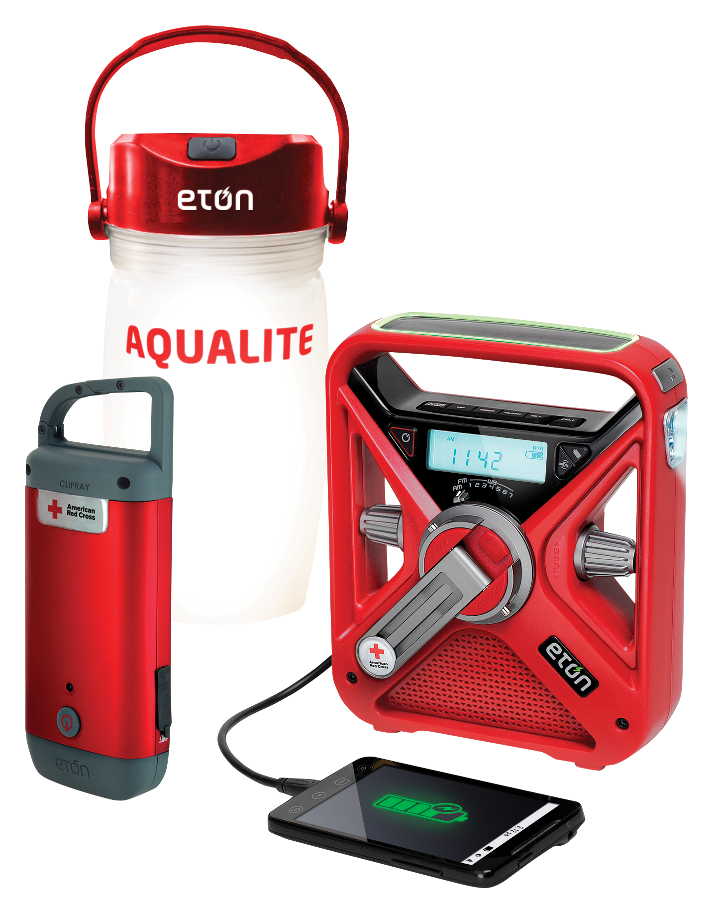 Eton Aqualite Solar Powered Lantern & Basic Emergency Kit