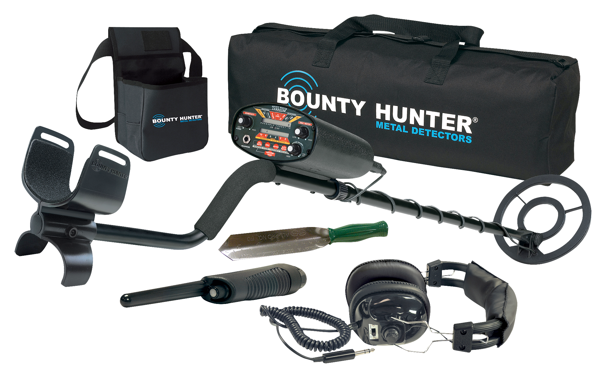 Bounty Hunter Land Star Metal Detector Combo