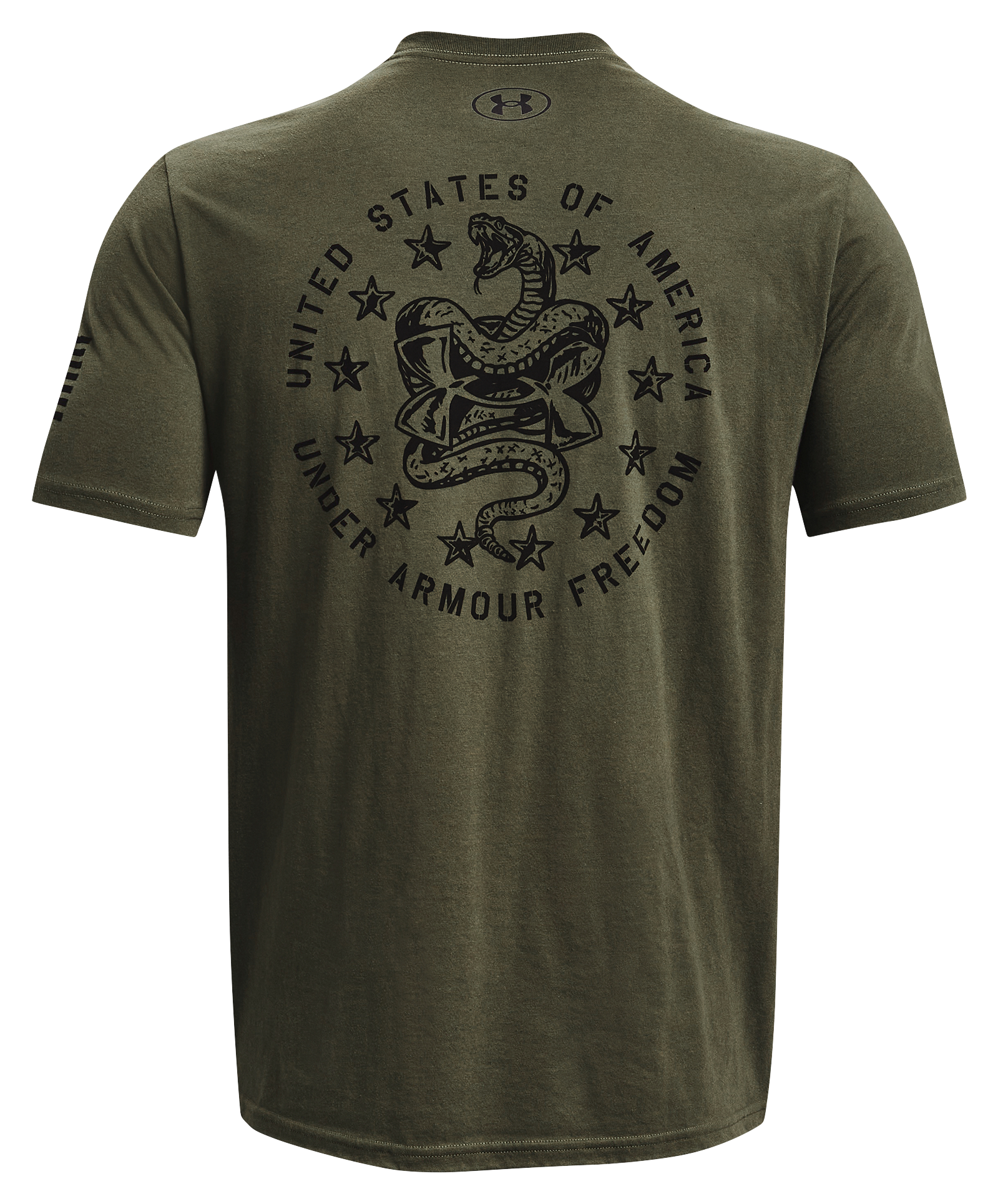 Under Armour Men's UA Freedom Freedom Snake T-Shirt (Color: Gray