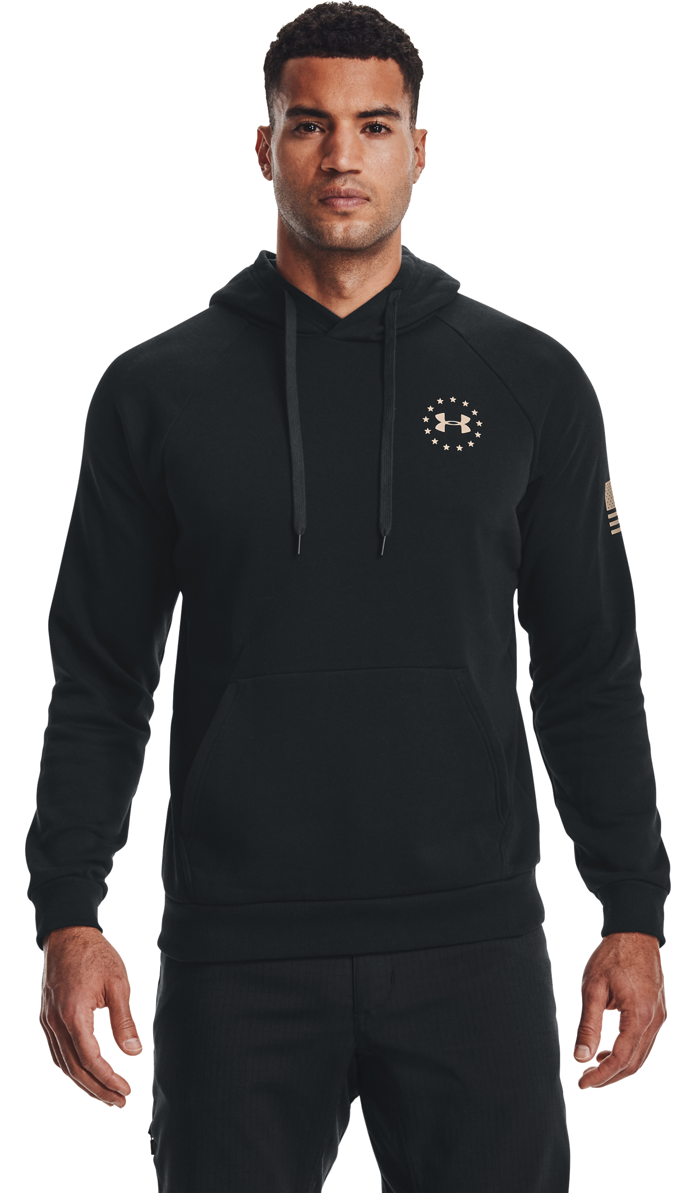 Under Armour Freedom Flag Rival Long Sleeve Hoodie for Men