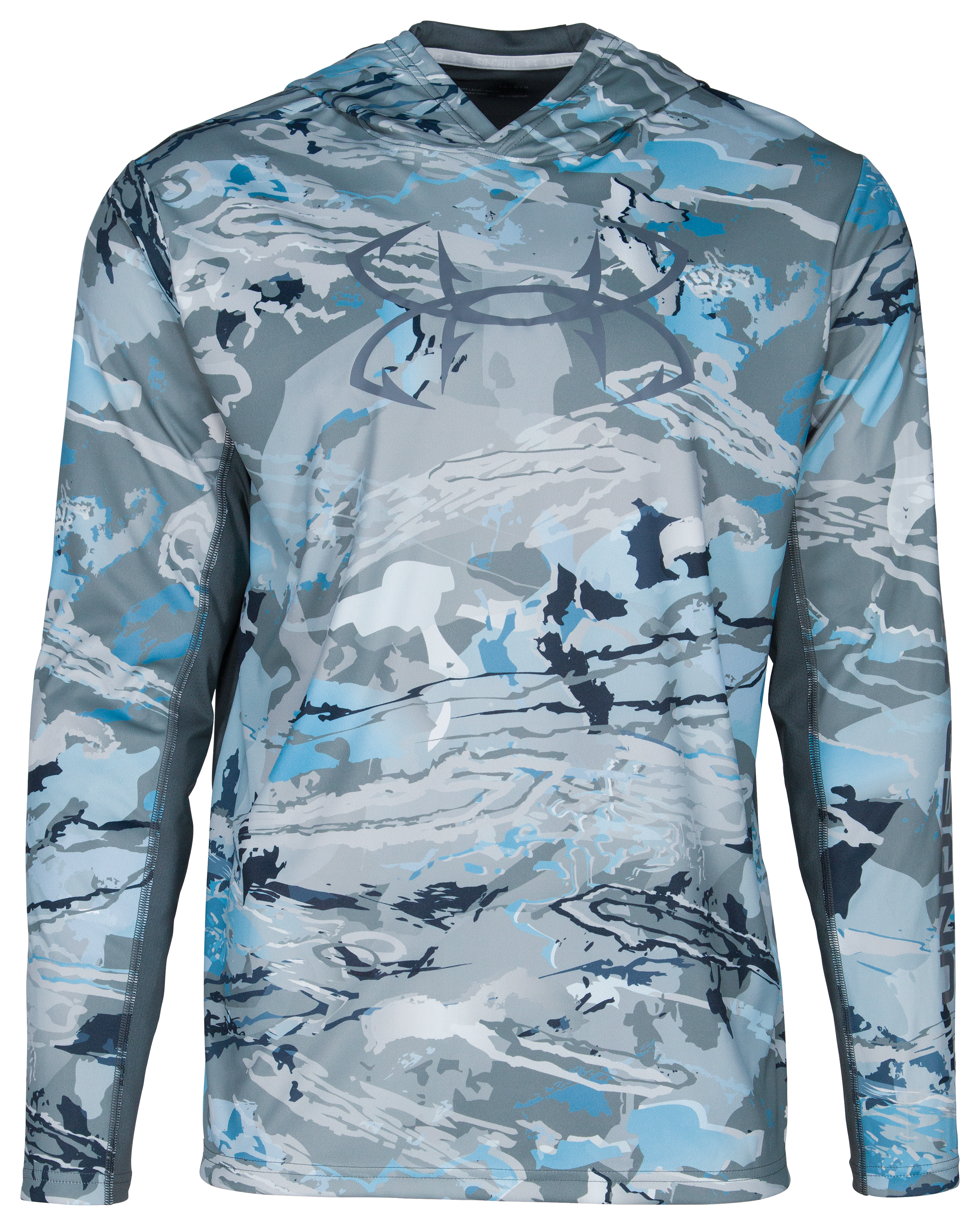 Under Armour Training HeatGear Iso Chill long sleeve top in black camo  print