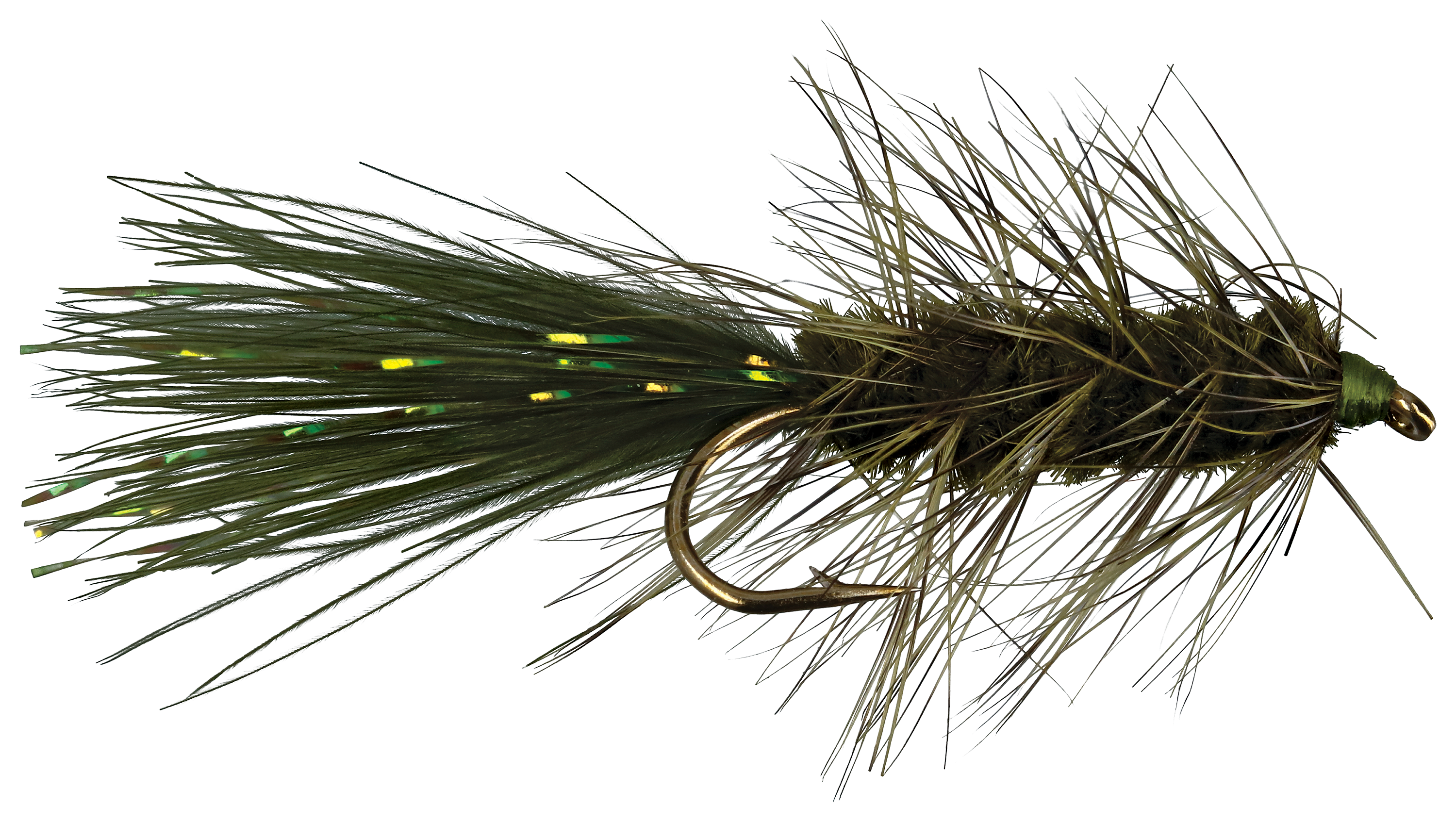 White River Fly Shop Woolly Bugger Flies - 12 - Olive - 6 Pack
