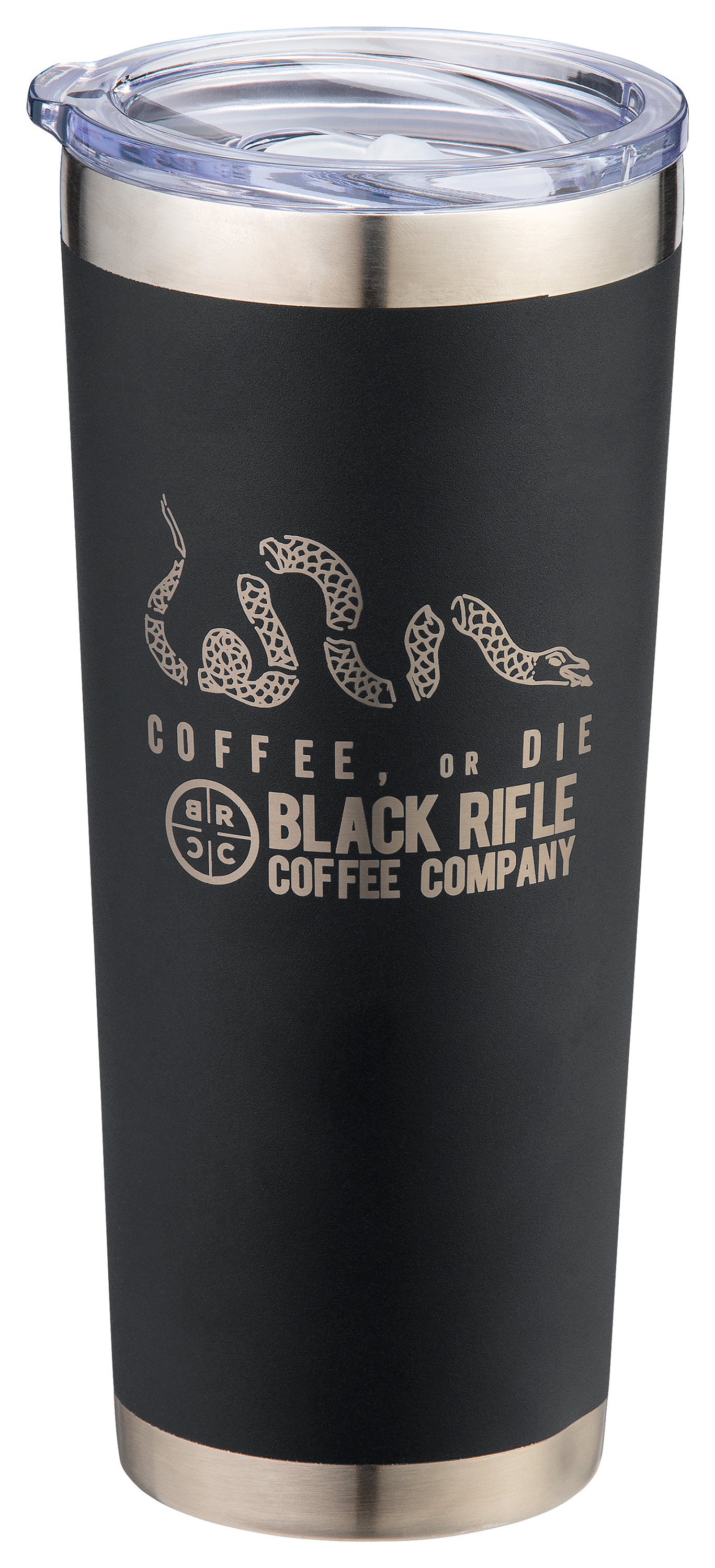 Bass Pro Shops Black Rifle Coffee Company Coffee or Die Stainless Steel Tumbler - Black Rifle Coffee Company