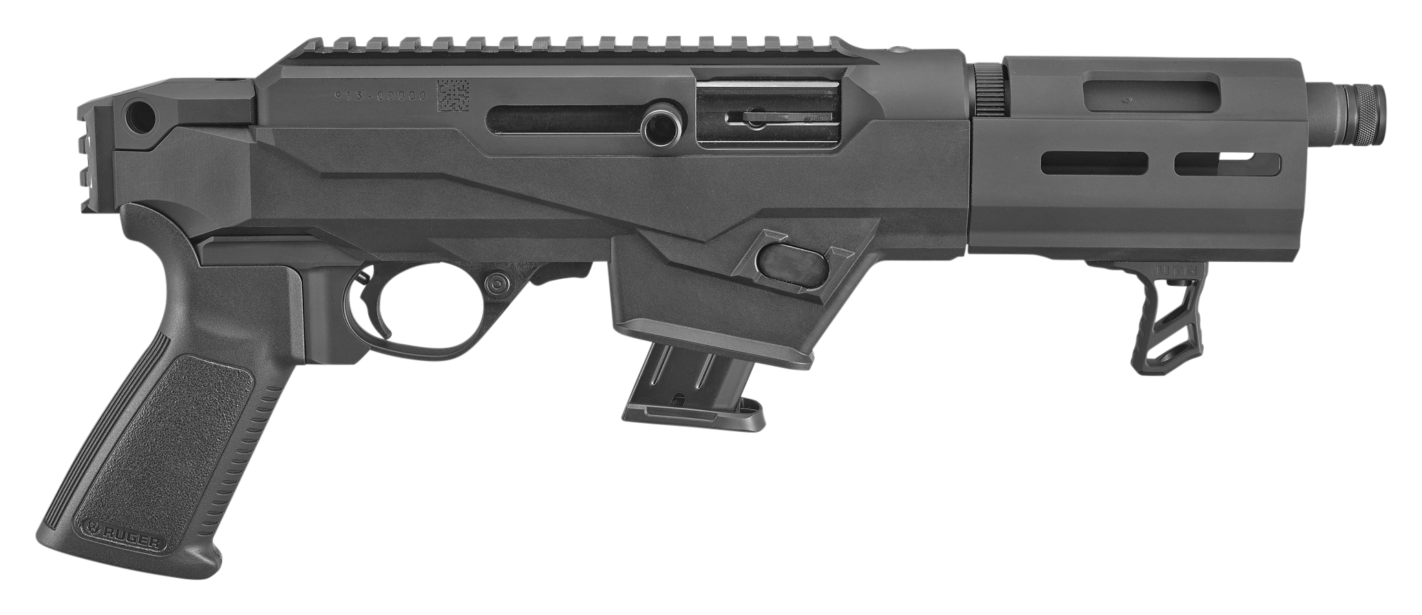 Ruger PC Charger 9mm SemiAuto Pistol  10