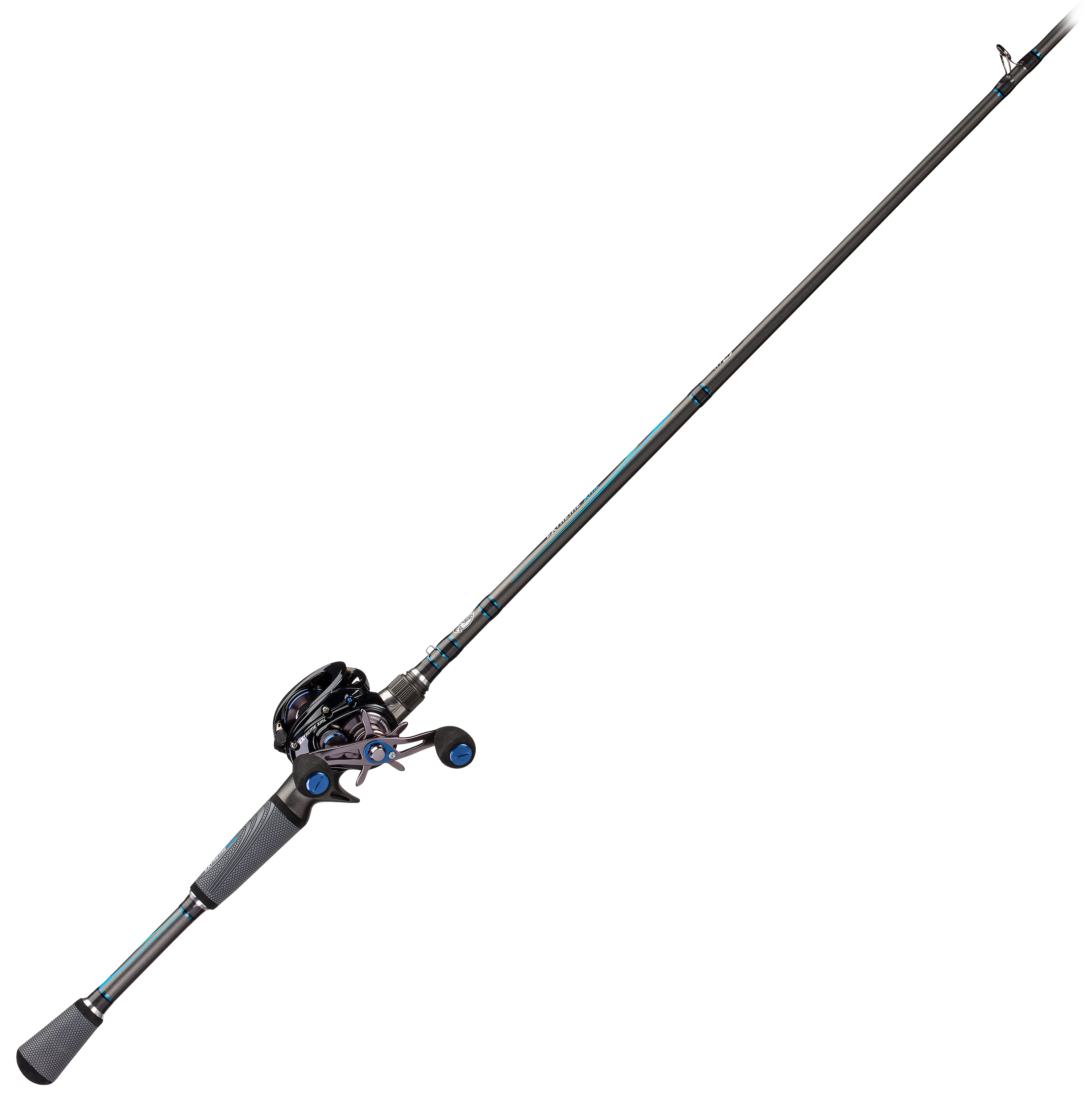 Bass Pro Shops Extreme XML Baitcast Combo - Right - 7' - Med - Teal/Blue