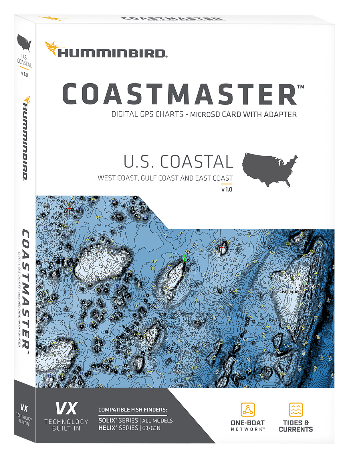 Hummminbird CoastMaster Digital Maps Card
