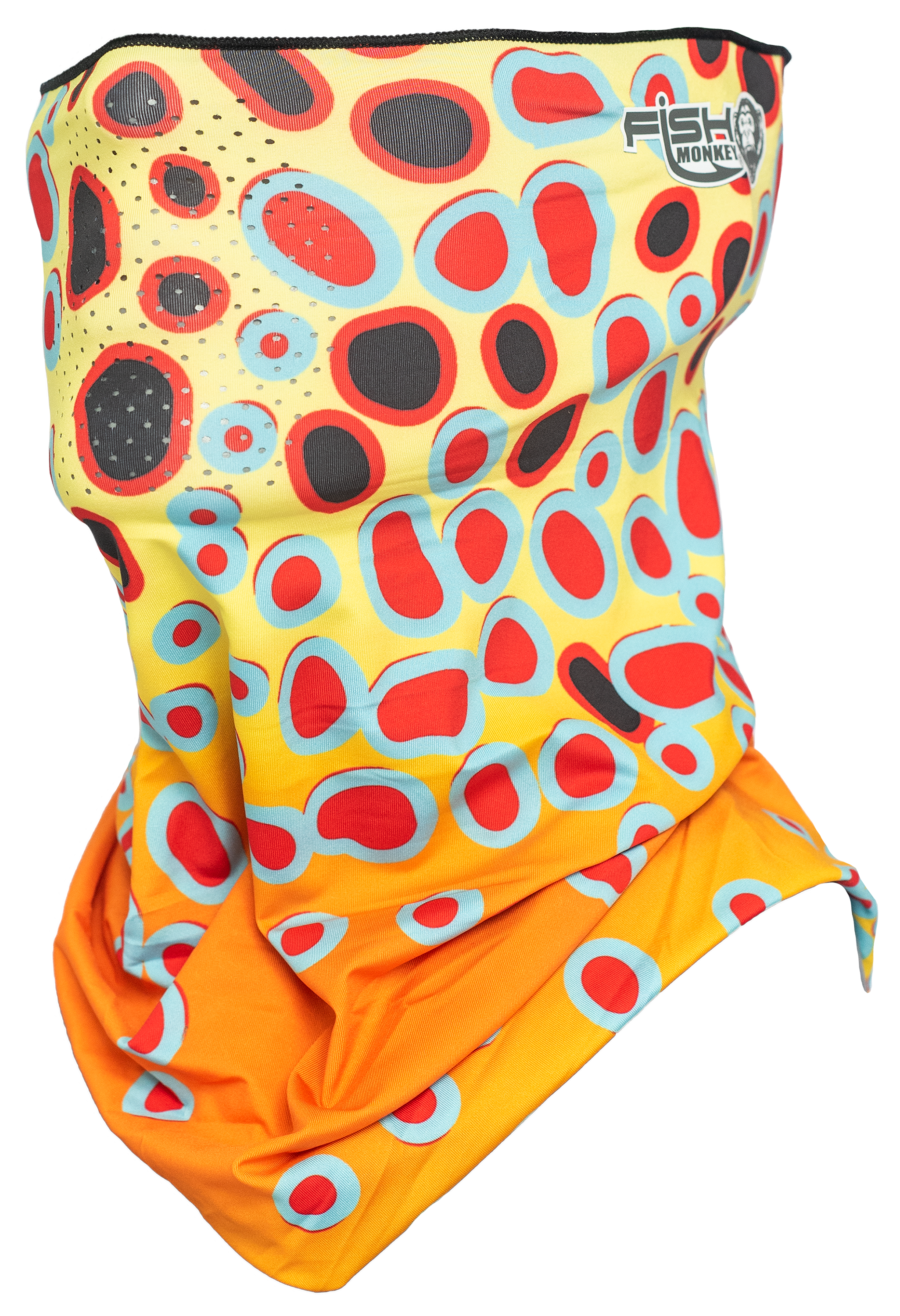 Image of Fish Monkey Flare Performance Face Guard - Brown Trout