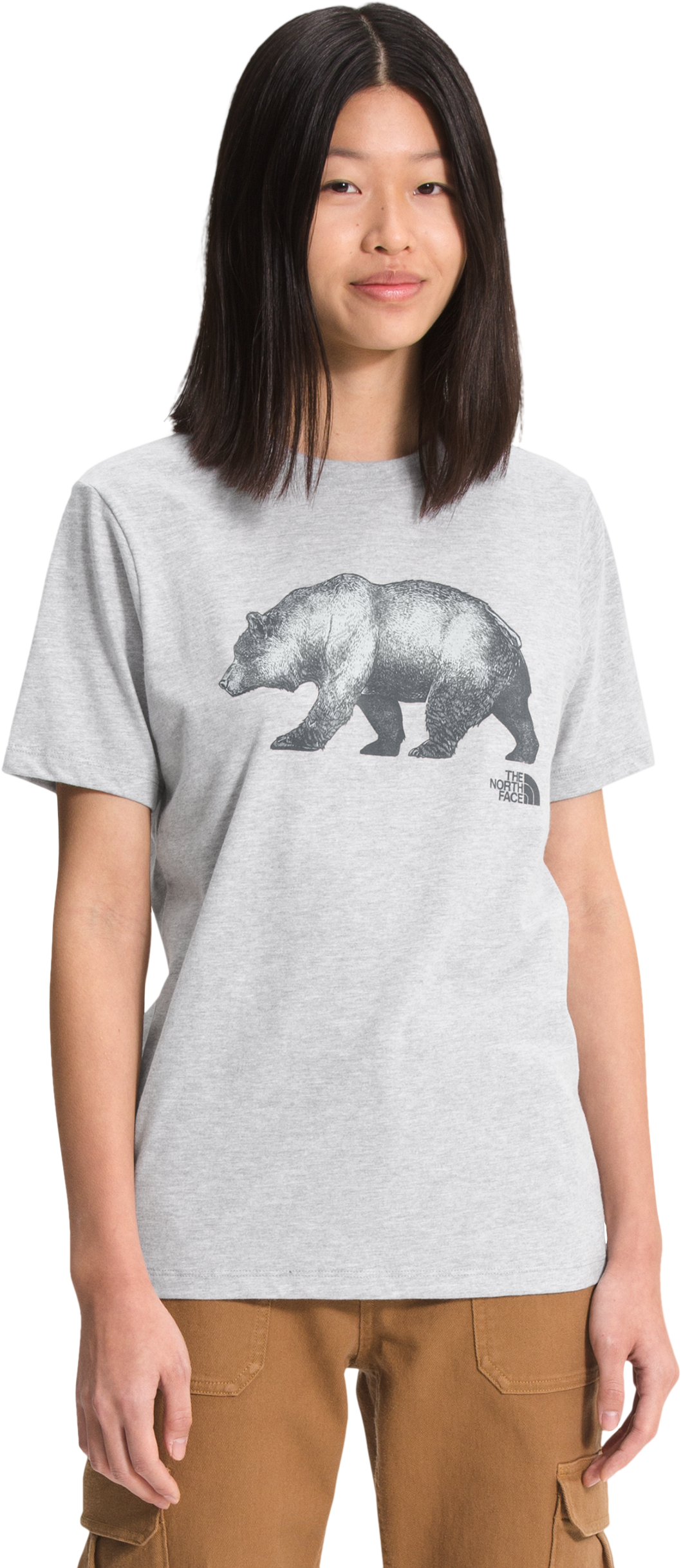 The North Face Bear Short-Sleeve T-Shirt for Ladies - TNF Light Grey Heather - XXL product image