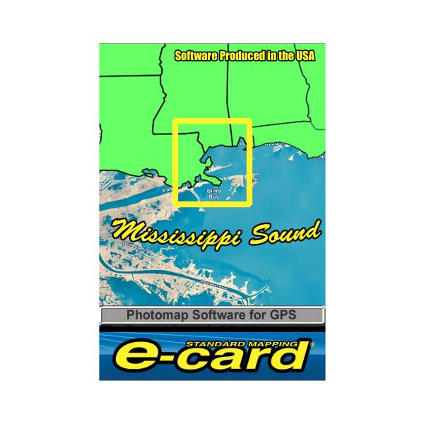 Standard Mapping Services Classic Marine Map GPS E-Cards - MS Sound Classic - Lowrance