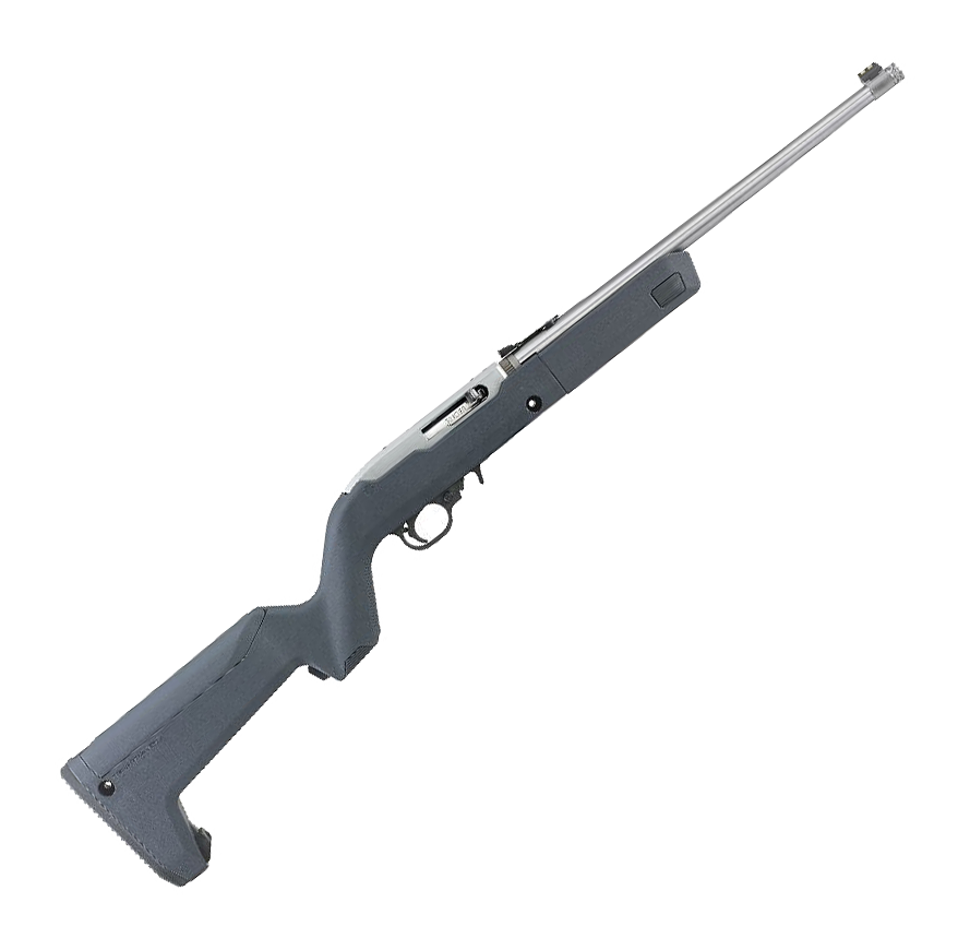 Ruger 1022 Takedown SemiAuto Rifle with Magpul X22 Backpacker Stock  Gray Polymer
