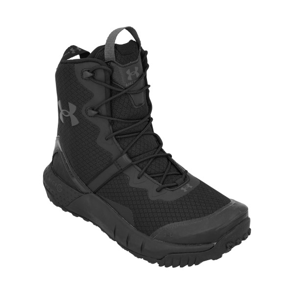 Under Armour Micro G Valsetz Side Zip Tactical Boots for Men - Black - 8M