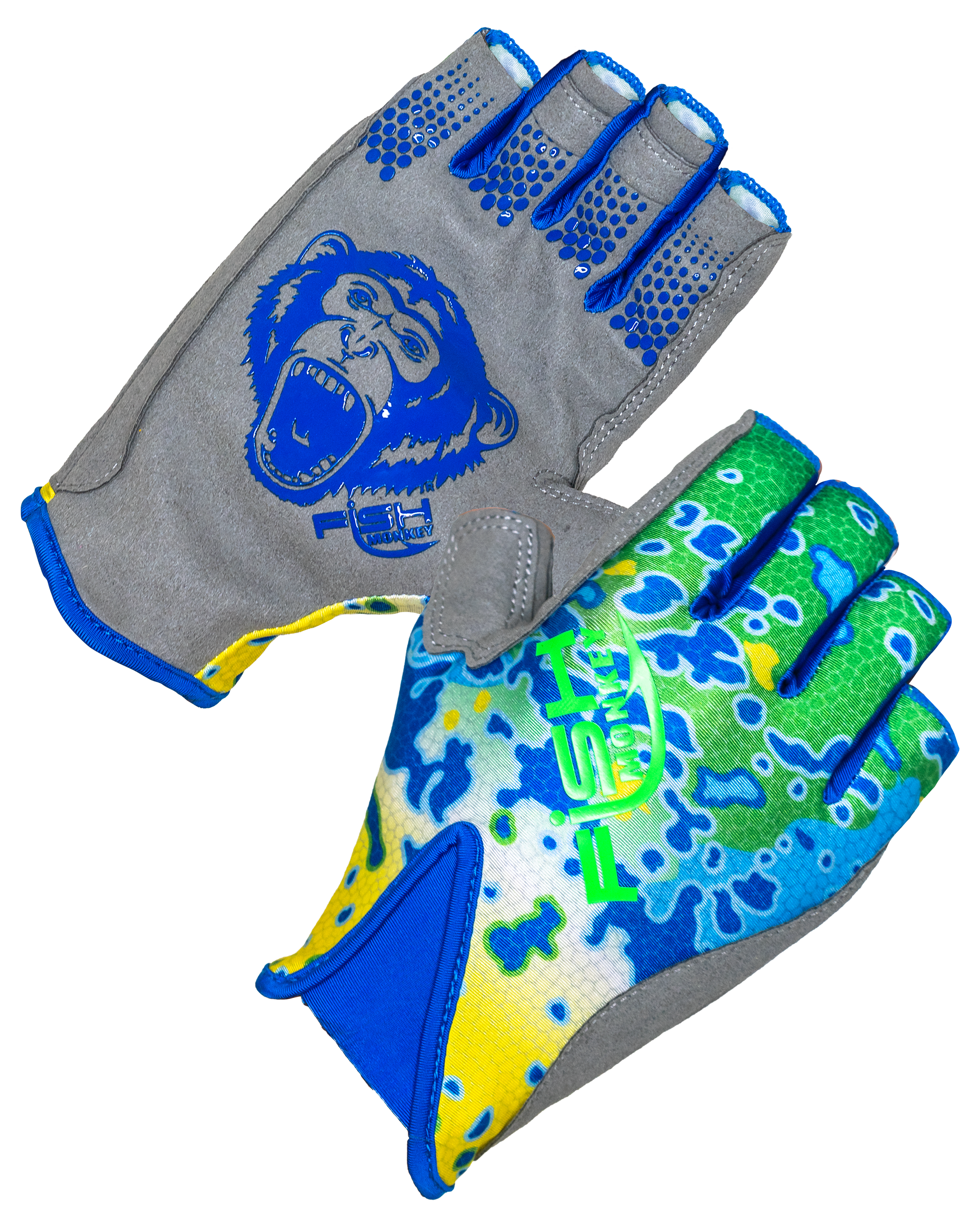 Fish Monkey Pro 365 Guide Glove Blue Water Camo / Large