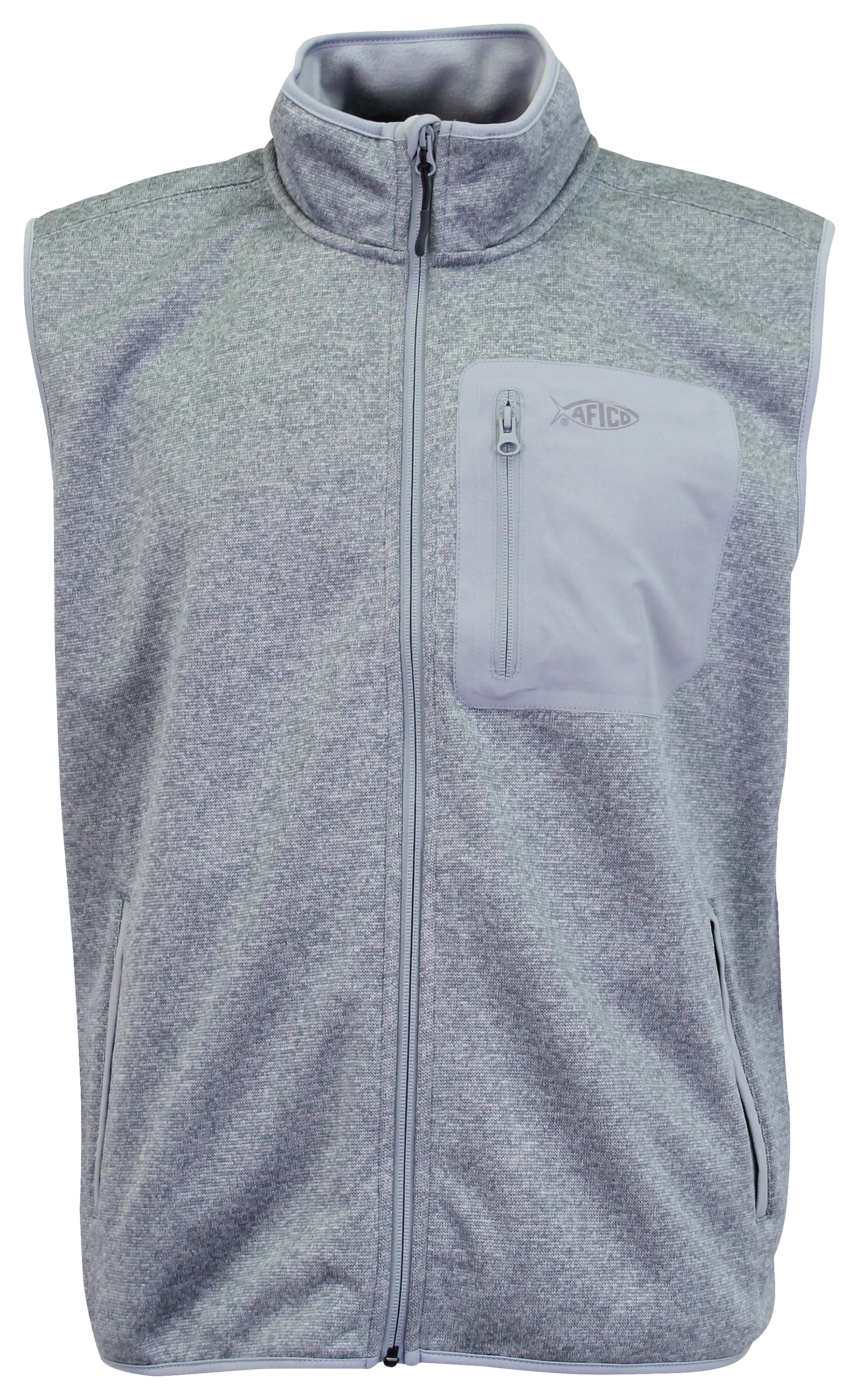 AFTCO Vesto Weatherproof Vest for Men - Gray Heather - S