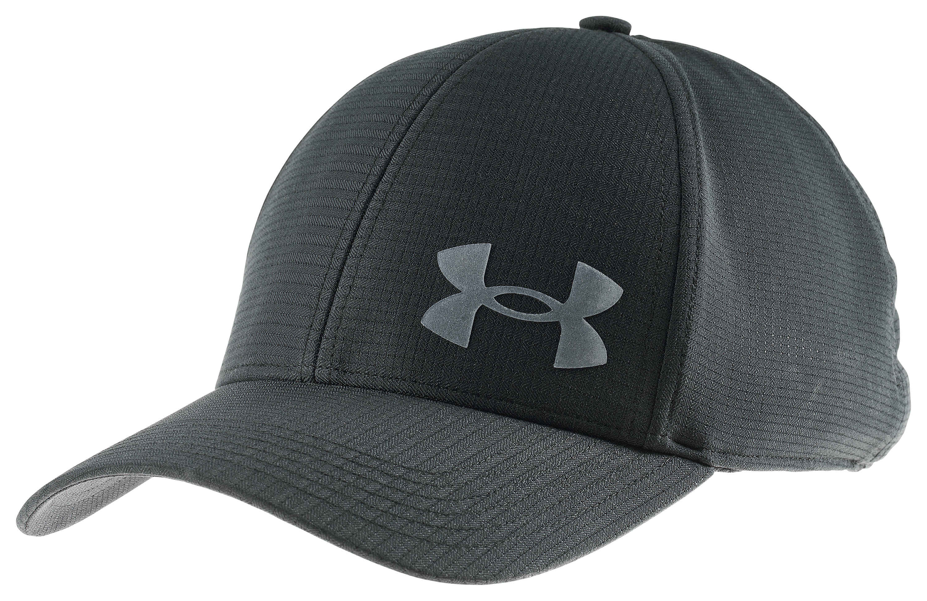 Under Armour Baseball Hat Blitzing Gray Lines Snap Back Pro Fit