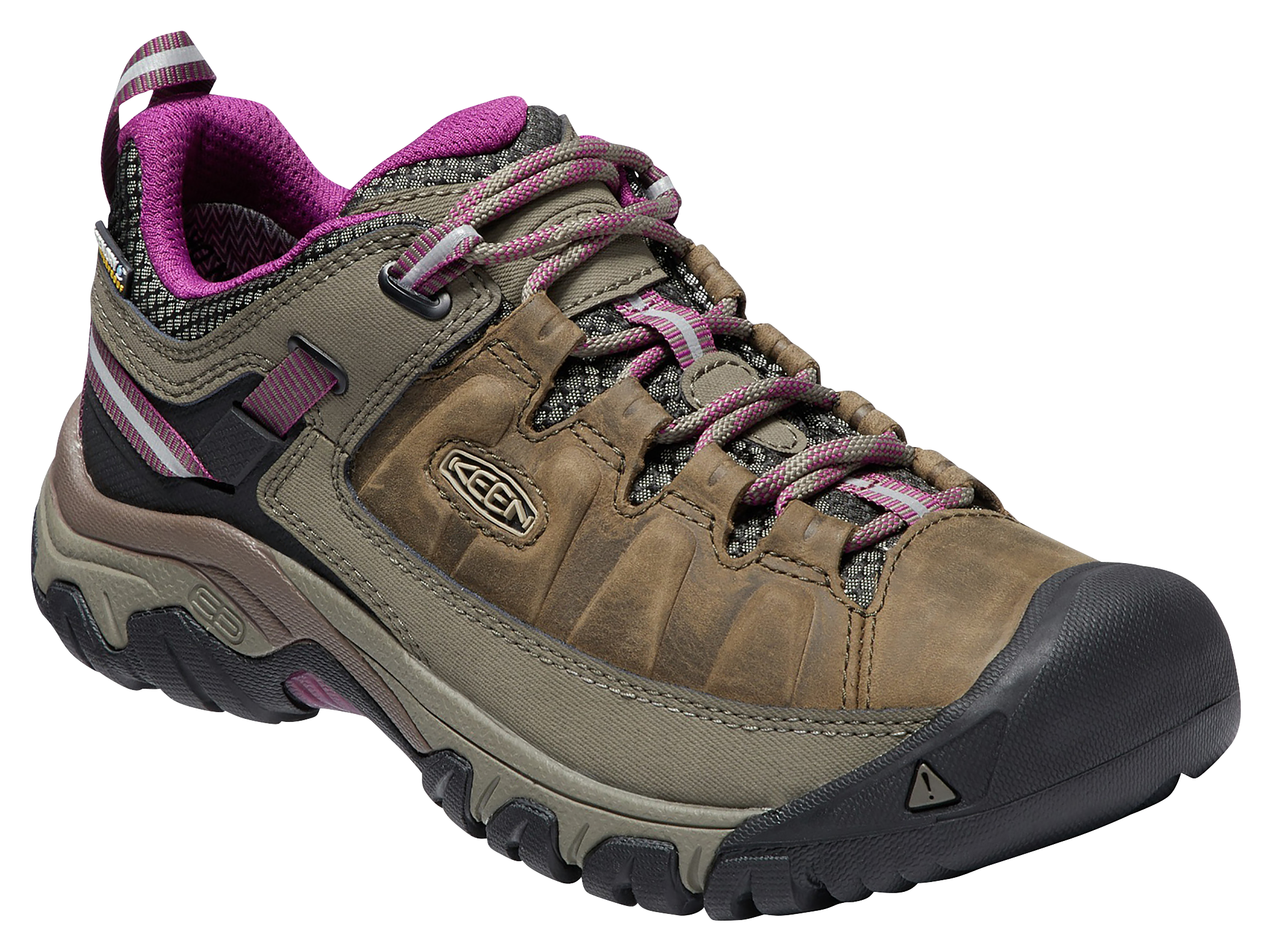 KEEN Targhee III Low Waterproof Hiking Shoes for Ladies - Weiss/Boysenberry