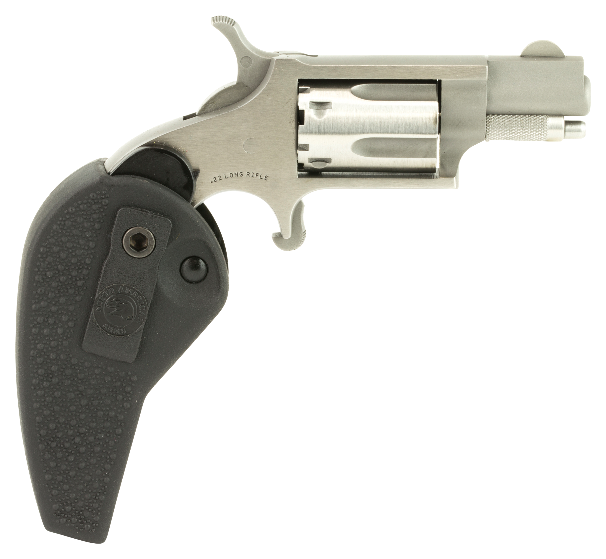 North American Arms MiniRev SingleAction Revolver with Holster Grip  22 Long Rifle  1125