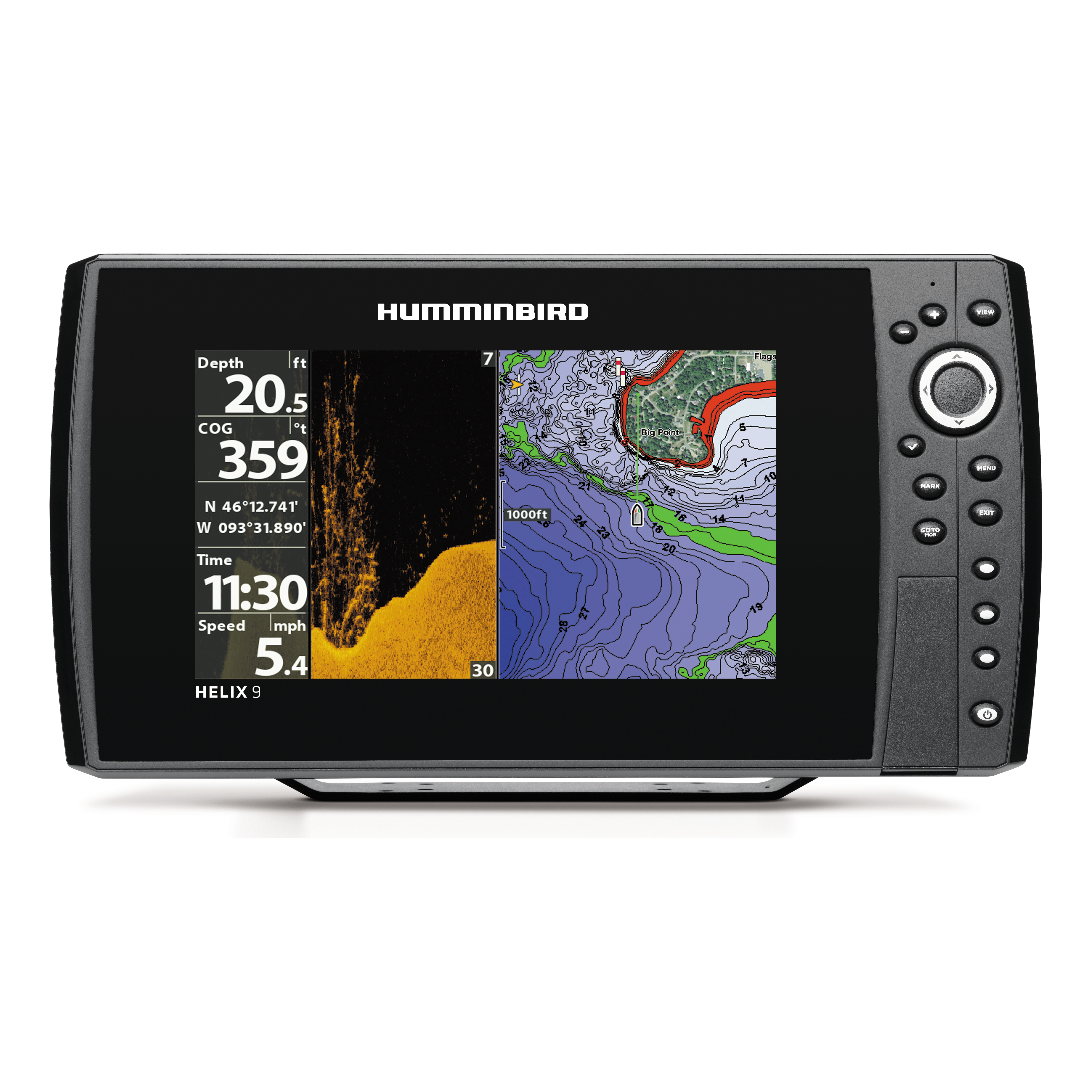 HUMMINBIRD HELIX 9 CHIRP MEGA DI GPS G4N Fish Finder/Chartplotter