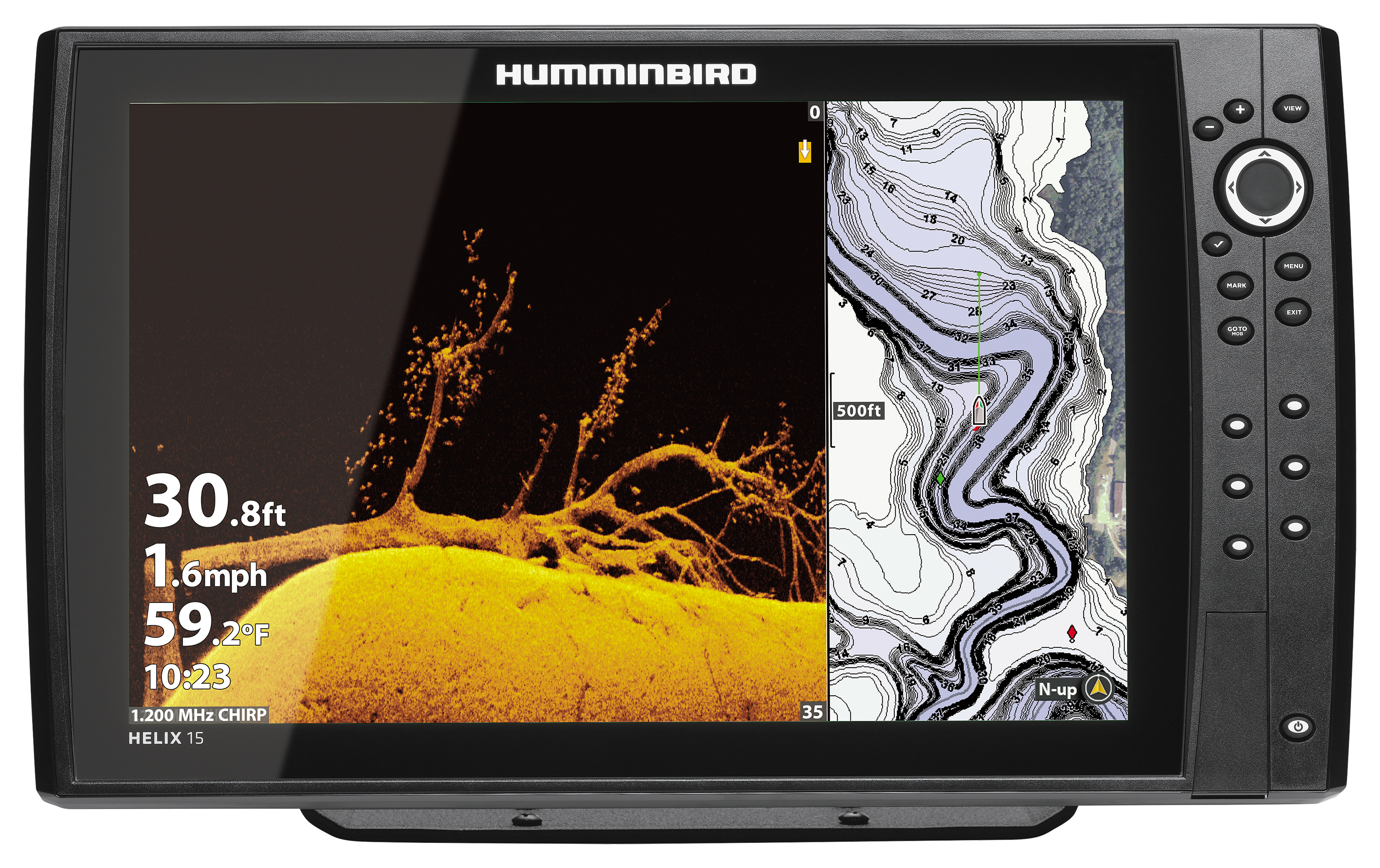 Humminbird HELIX 15 MEGA DI GPS G4N CHO Fish Finder/Chartplotter