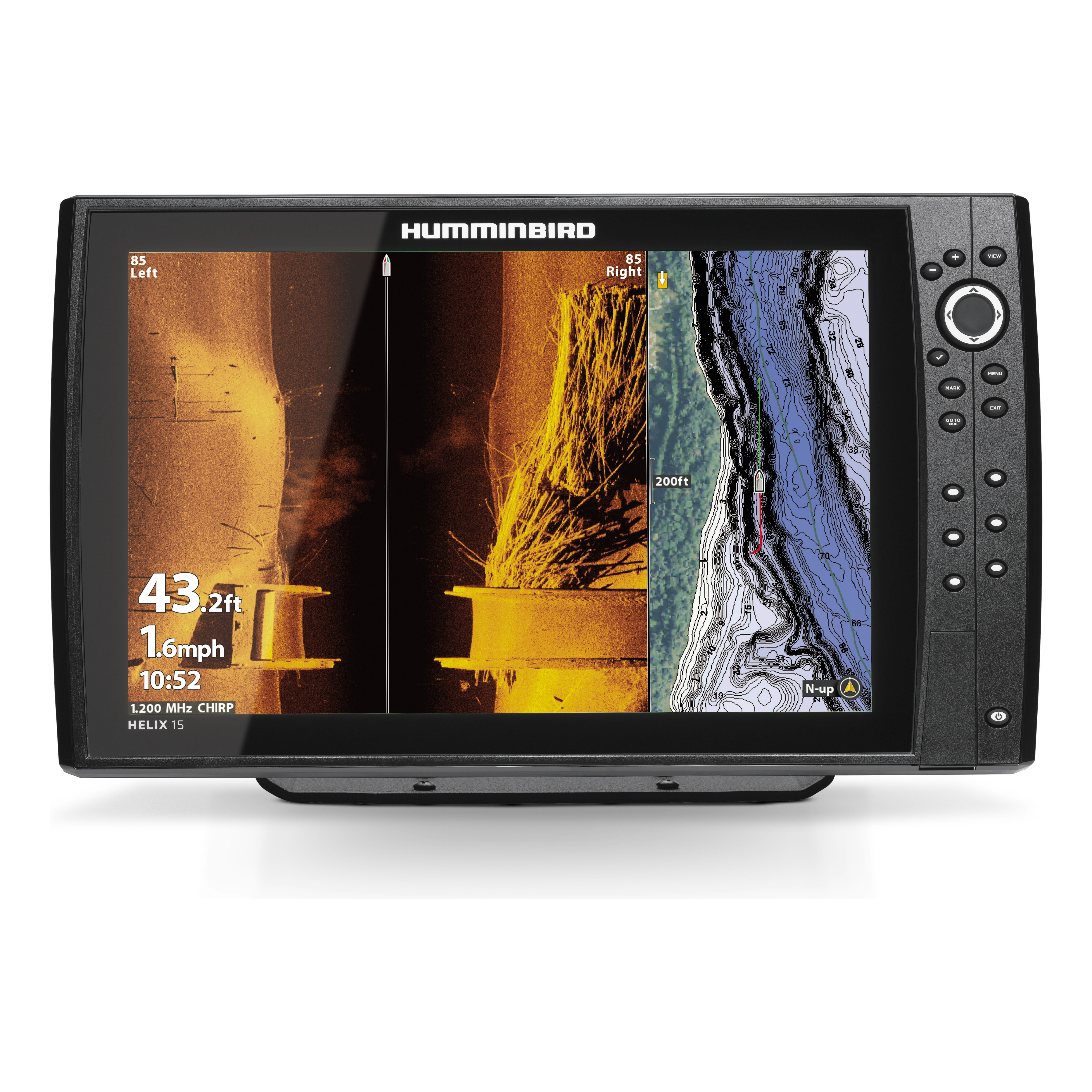 Humminbird HELIX 15 CHIRP MEGA SI GPS G4N Fish Finder/Chartplotter