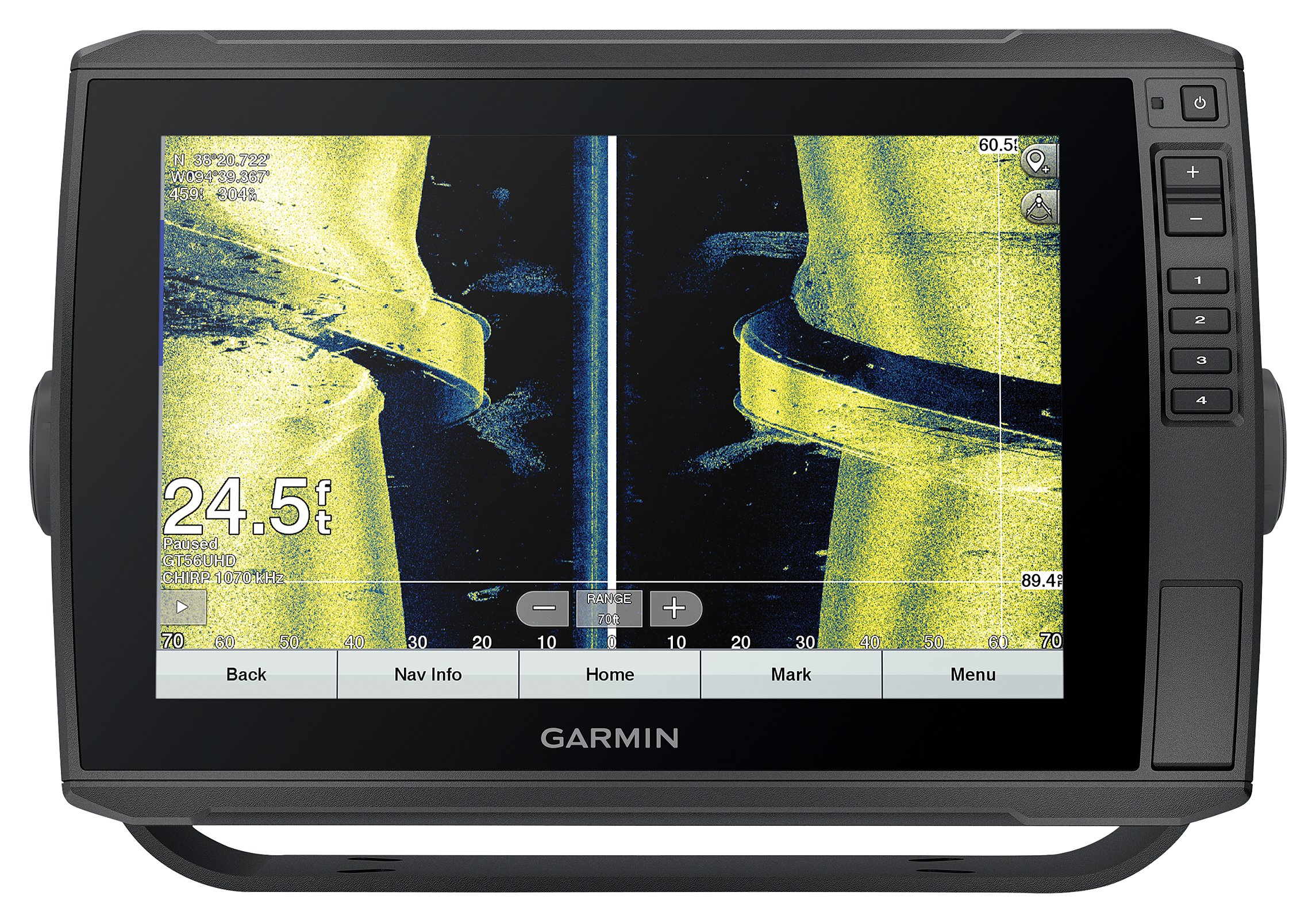 Garmin ECHOMAP Ultra 106sv Chartplotter/Fish Finder Combo with IPS