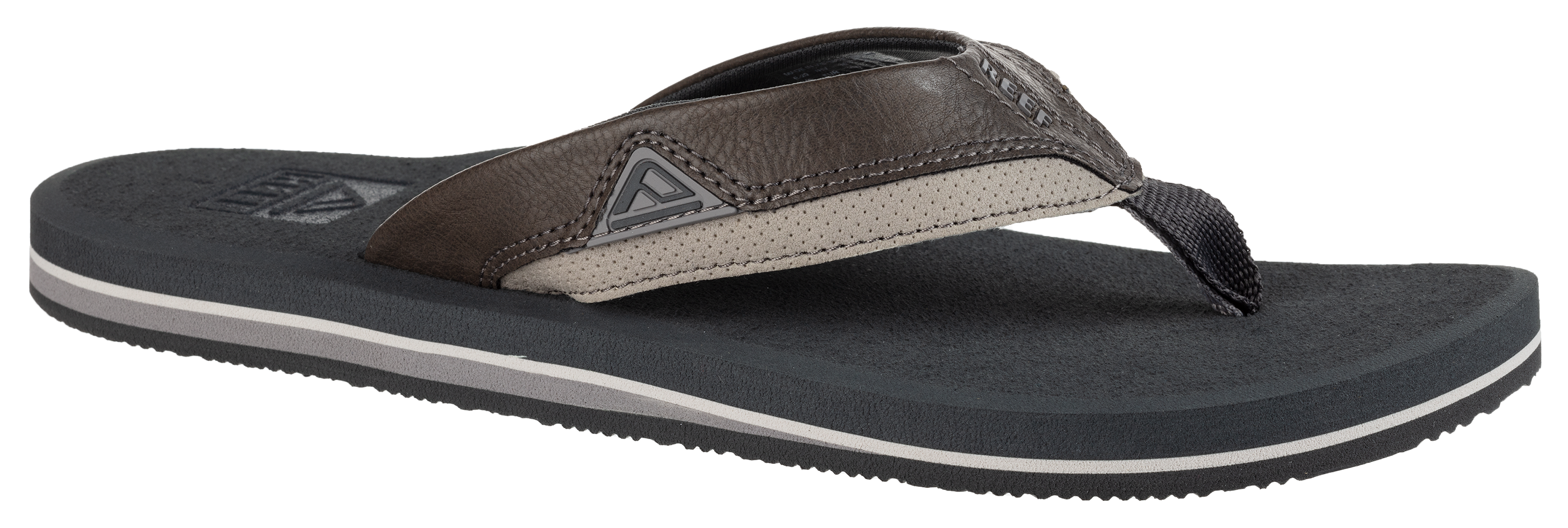 Reef Cushion Dawn Thong Sandals for Men - Grey - 12M - 100874224-2947892 - Fishing The Reef® Cushion Dawn Thong Sandals for Men keep sku 100874224-2947892