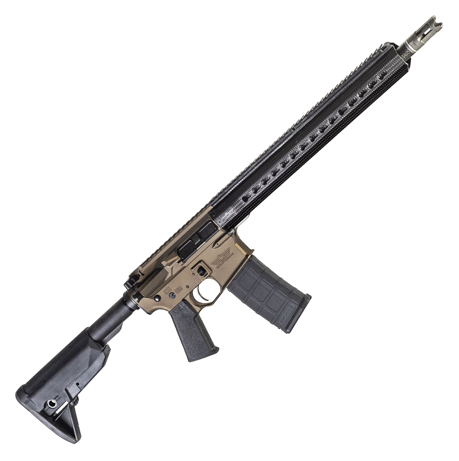 Christensen Arms CA15 G2 CF SemiAuto Rifle  223 Wylde  Burnt Bronze Cerakote  16  30  1