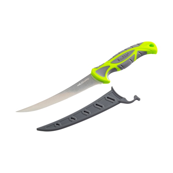 Smith s Mr  Crappie Curved Slab Sticker Fillet Knife - 6 quot  - Green