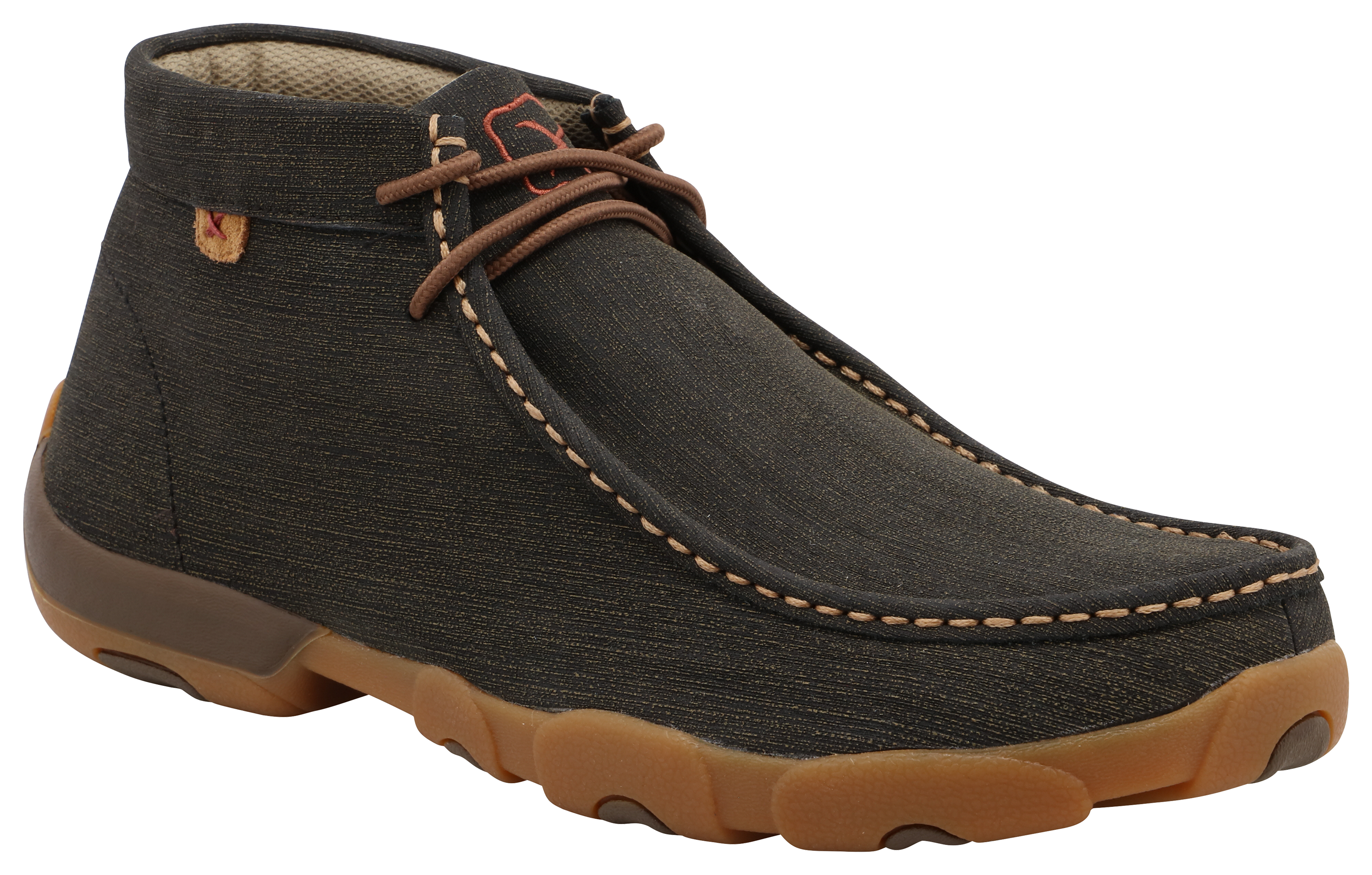 TWISTED X Driving Mocs D Toe, Color: Rubberized Brown, Size: 8.5, Width: W (MDM0080-W-08.5)
