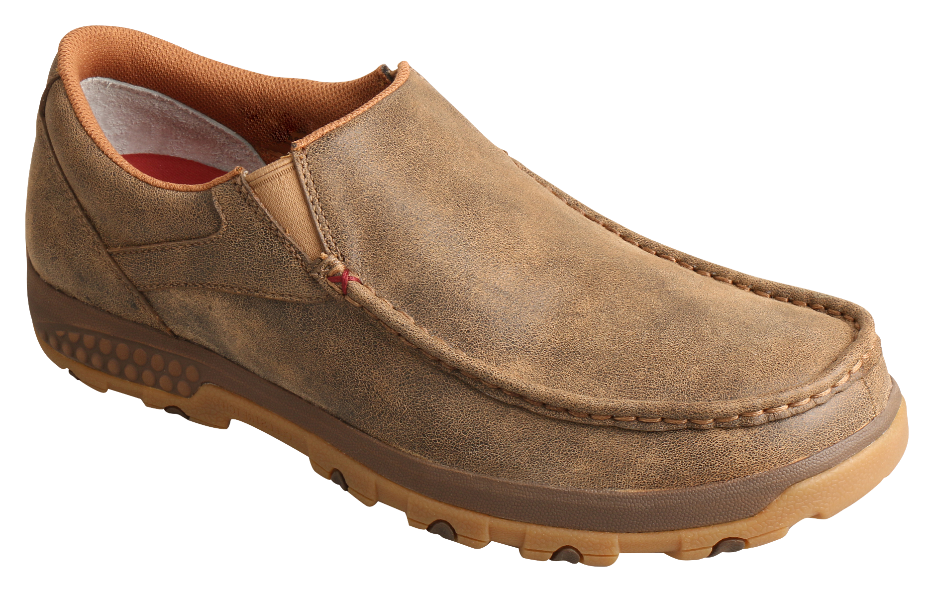 Image of Twisted X Slip-On Driving Mocs with CellStretch for Men - Bomber